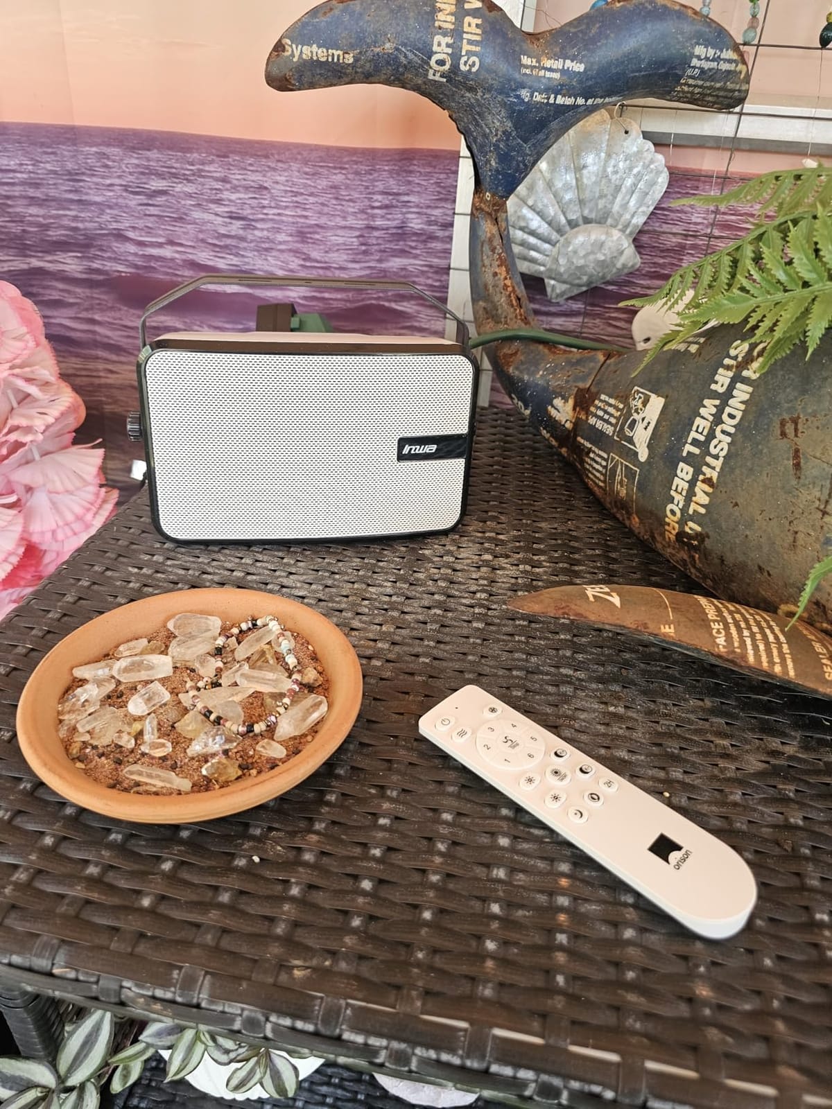 Inwa Outdoor Bluetooth Speakers, IPX5 Waterproof 400W Wall Mount Speaker, Powerful Indoor/Outdoor Sound System, Wireless Sync Up to 100 Speakers, Suitable for Patio/Porch/Gazebo/Garage(MZ-621, Pair) customer photo 1