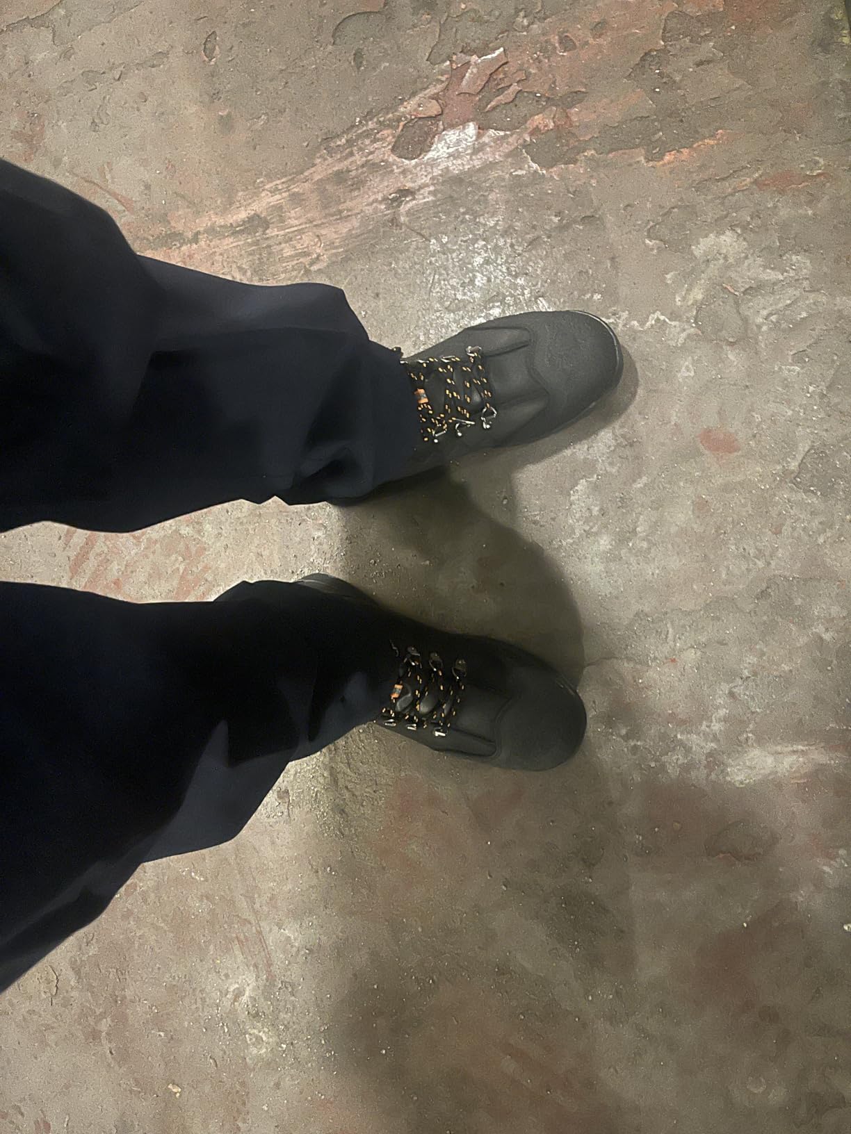 NINGO Steel Toe Work Boots for Men, Oil & Slip Resistant Construction Boots customer photo 2