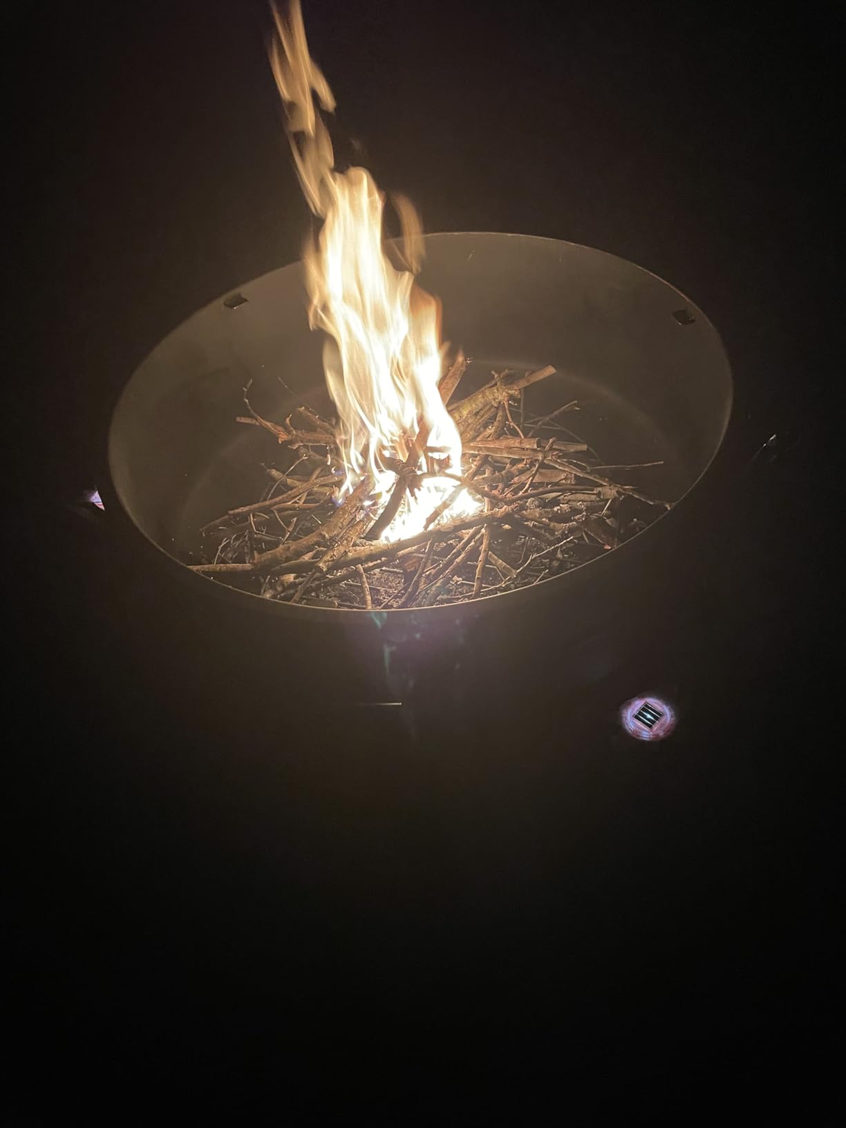 EcoNook 36 Inch Fire Pit with Grill & Lid, 3 in 1 Fire Pit customer photo 2