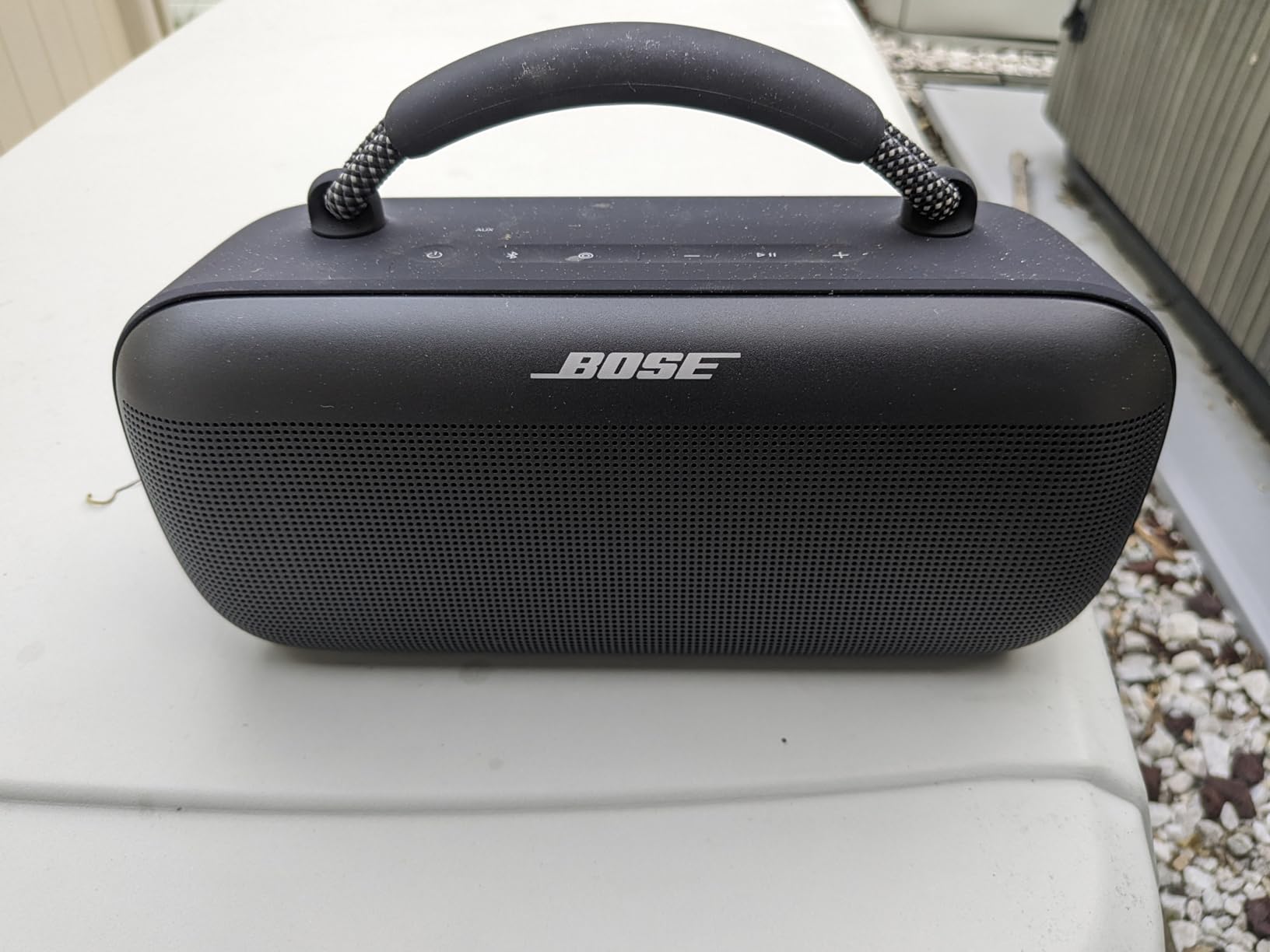 Bose SoundLink Max Bluetooth Speaker - Portable Wireless Party Speaker, IP67 Waterproof, Rope Handle, Up to 20 Hours of Playtime, USB-C, Built-in 3.5mm AUX Input, Black customer photo 1