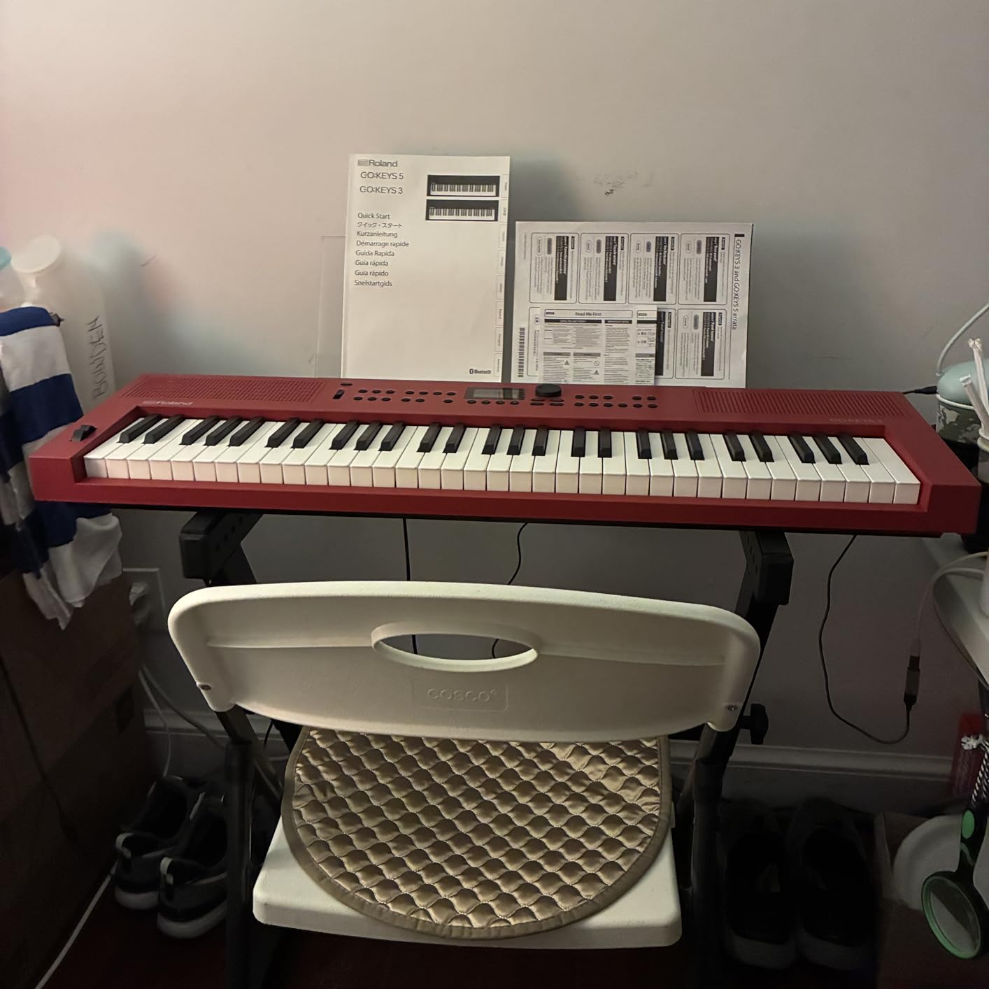 Roland GO:KEYS 3 Music Creation Keyboard, Dark Red customer photo 2