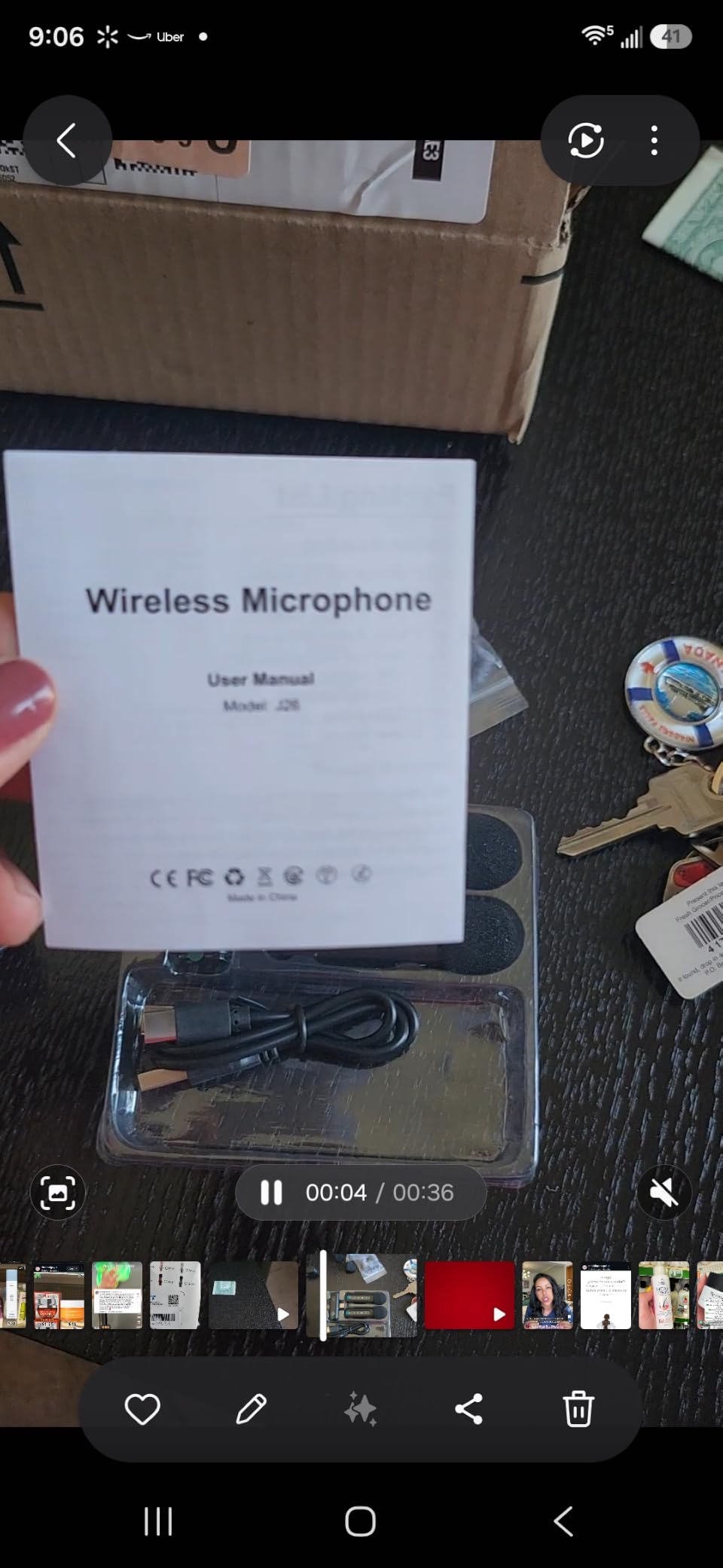 USB C Lavalier Microphone Wireless Mini Mic for Type-C Android Phone/Tablet/PC Video Recording Clip-on Mics with Rotatable Clip&Denoise Recording, Ideal for Vlog Tiktok Youtube Podcast Content Creator customer photo 1