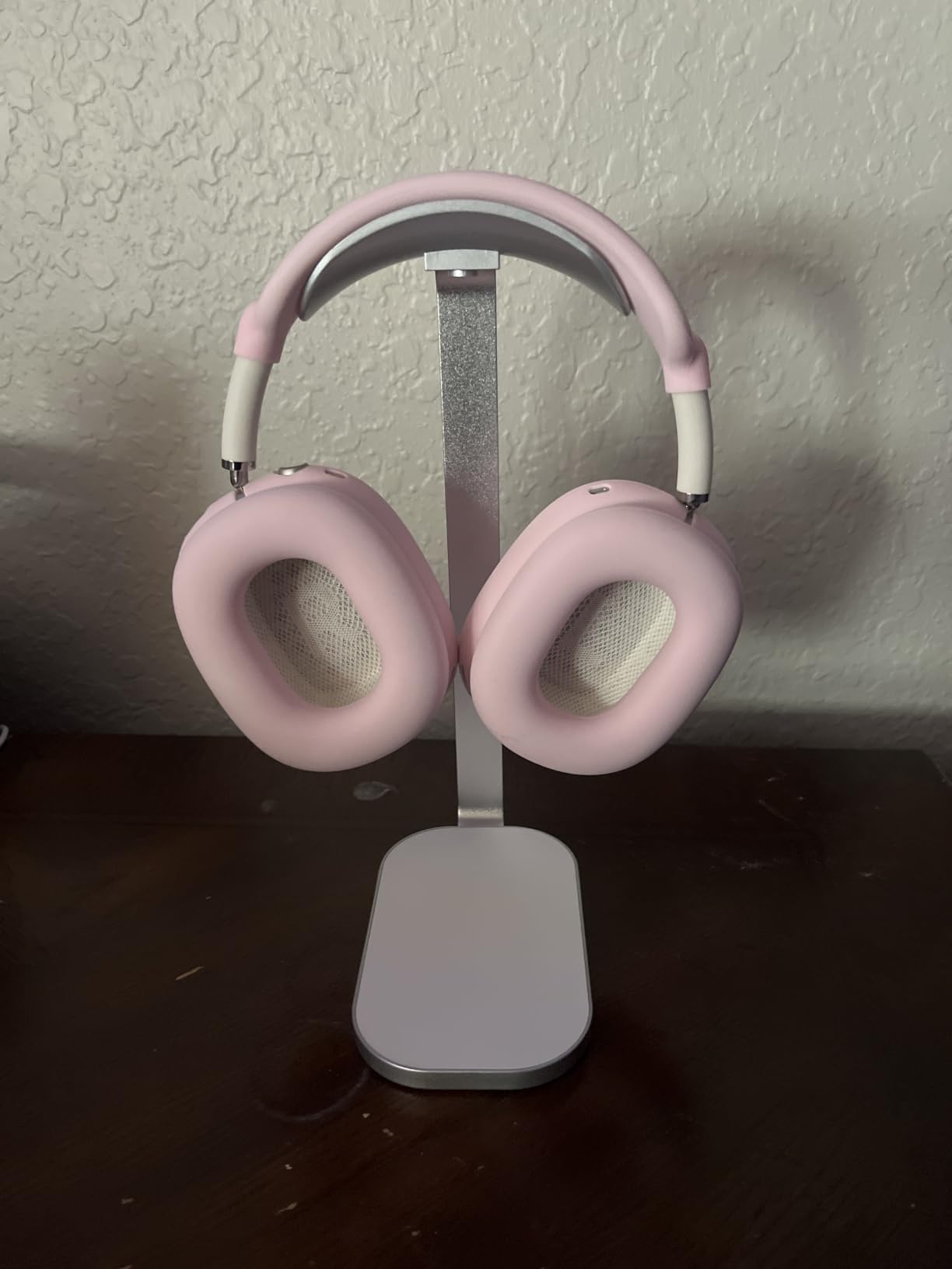 VICHYIE Headphone Stand, Headset Holder for Desk - Black customer photo 1