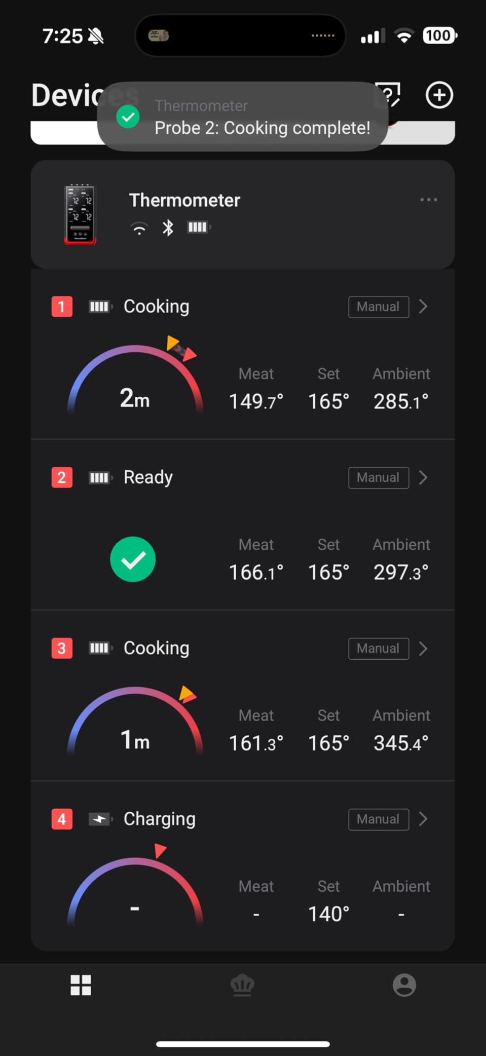 ThermoMaven WiFi Wireless Meat Thermometer, 2 Probes, Smart Base, 6 Sensors customer photo 2