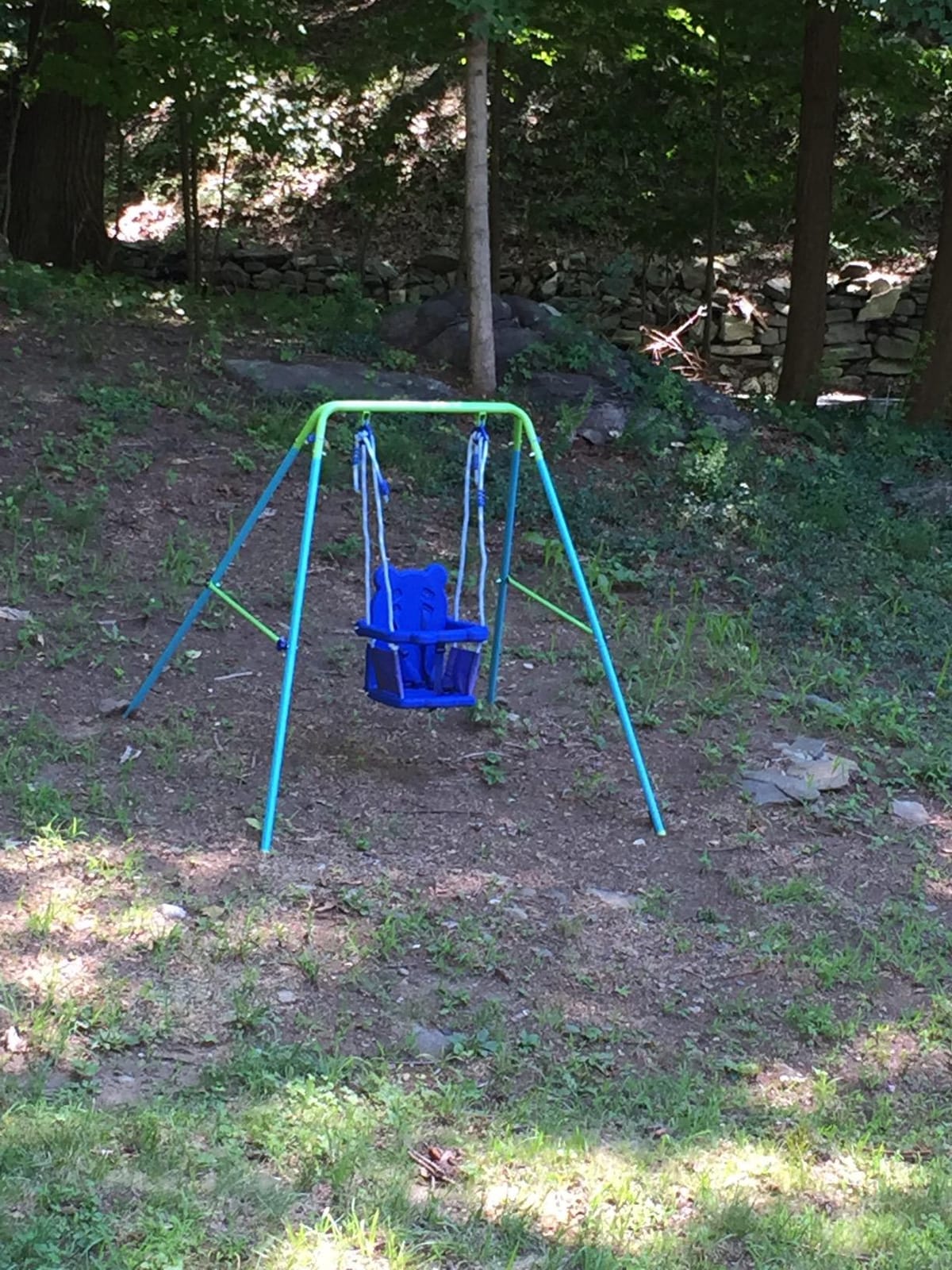 HLC Heavy Duty Metal Kids Swing Set for Backyard, Ages 3-10, 440lbs customer photo 2