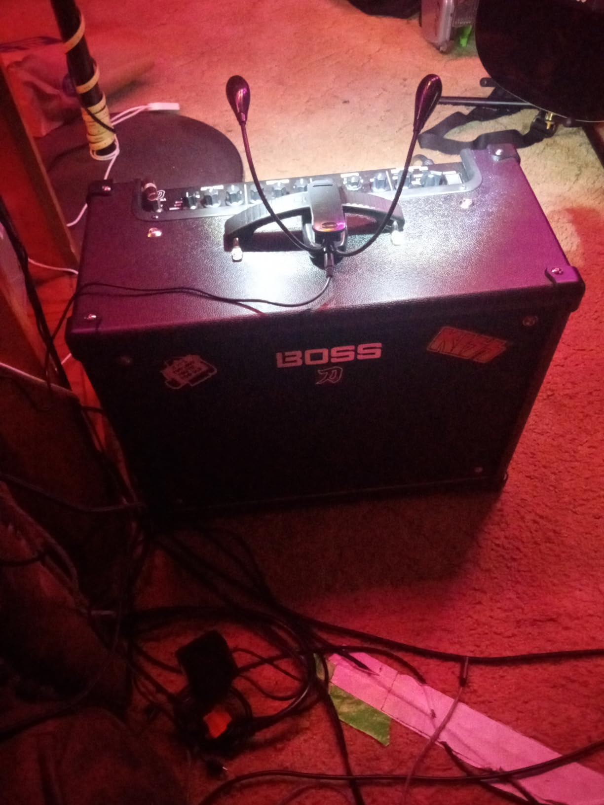 BOSS Katana-50 Gen 3 Guitar Amplifier | Compact 50-Watt Combo Amp | Custom 12-Inch Speaker | Evolved Tube Logic Sound | 12 Amp Characters | Onboard BOSS Effects | Advanced Connectivity & More | Guitar practice and performance with 50W output, 1x12 speaker and solid state circuitry customer photo 1
