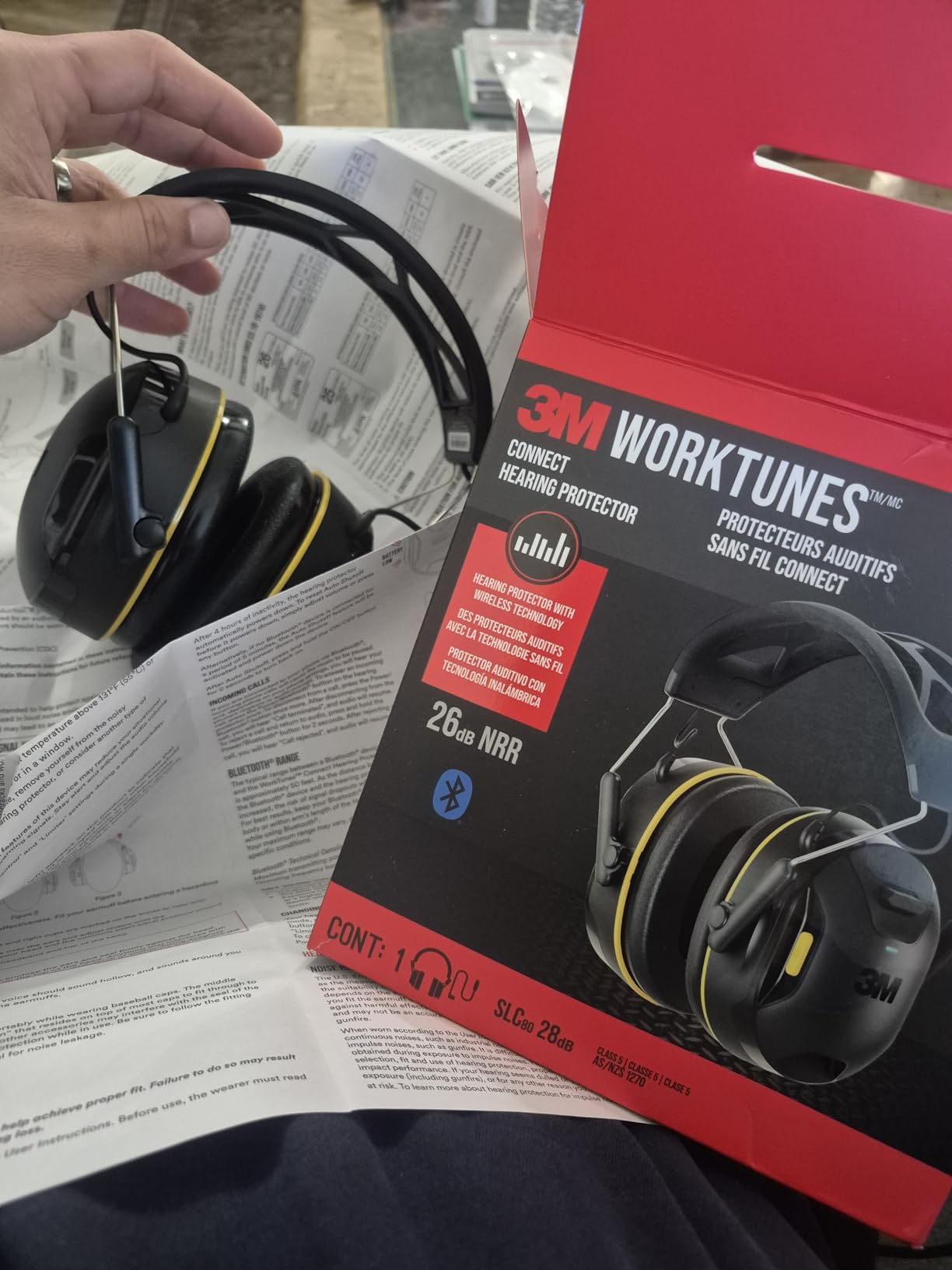 3M WorkTunes Connect Wireless Hearing Protector with Bluetooth customer photo 2