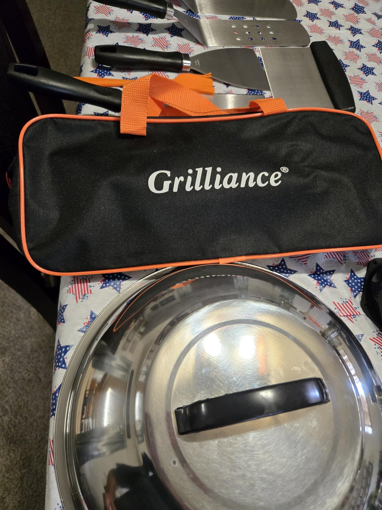 Grilliance 27pcs Griddle Accessories Kit for Blackstone, Professional Hibachi Flat Top Grill Tools, Enlarged Spatula Gift Set with Basting Cover,Burger Press Patty Maker for Outdoor BBQ Teppanyaki customer photo 1