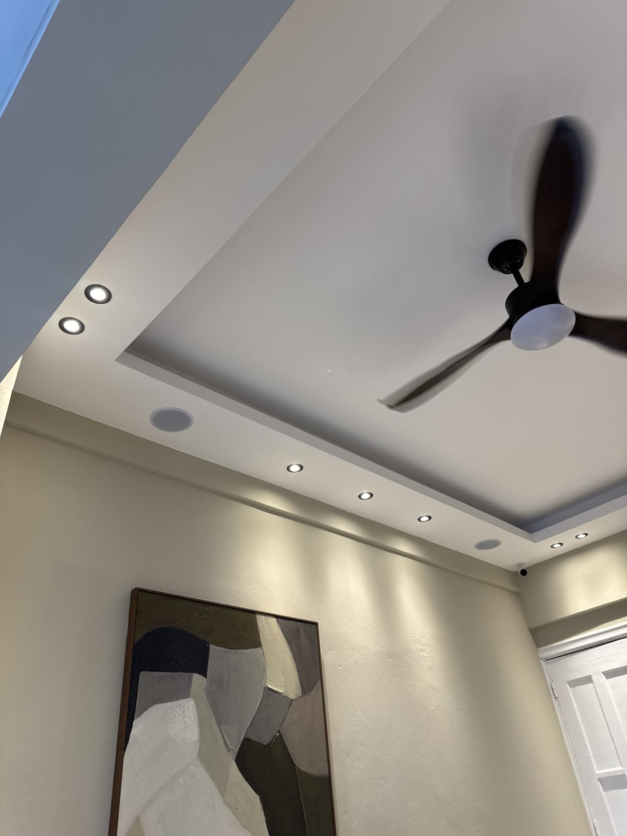 VEVOR 4 PCs 6.5'' Bluetooth Ceiling Speakers, 600W Flush Mount Ceiling & in-Wall Speaker System with 8Ω Impedance 89dB Sensitivity, for Home Kitchen Living Room Bedroom or Covered Outdoor Porches customer photo 1