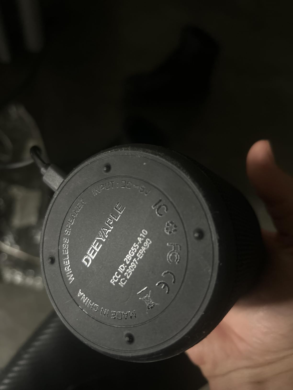 Bluetooth Speaker Wireless,IP67 Waterproof & Dustproof Portable Speaker with Lights,15W Loud Stereo Sound, 2500mAh Battery All Day Playtime, TWS Pairing, BT5.3, Home/Party/Outdoor/Beach (Black) customer photo 1
