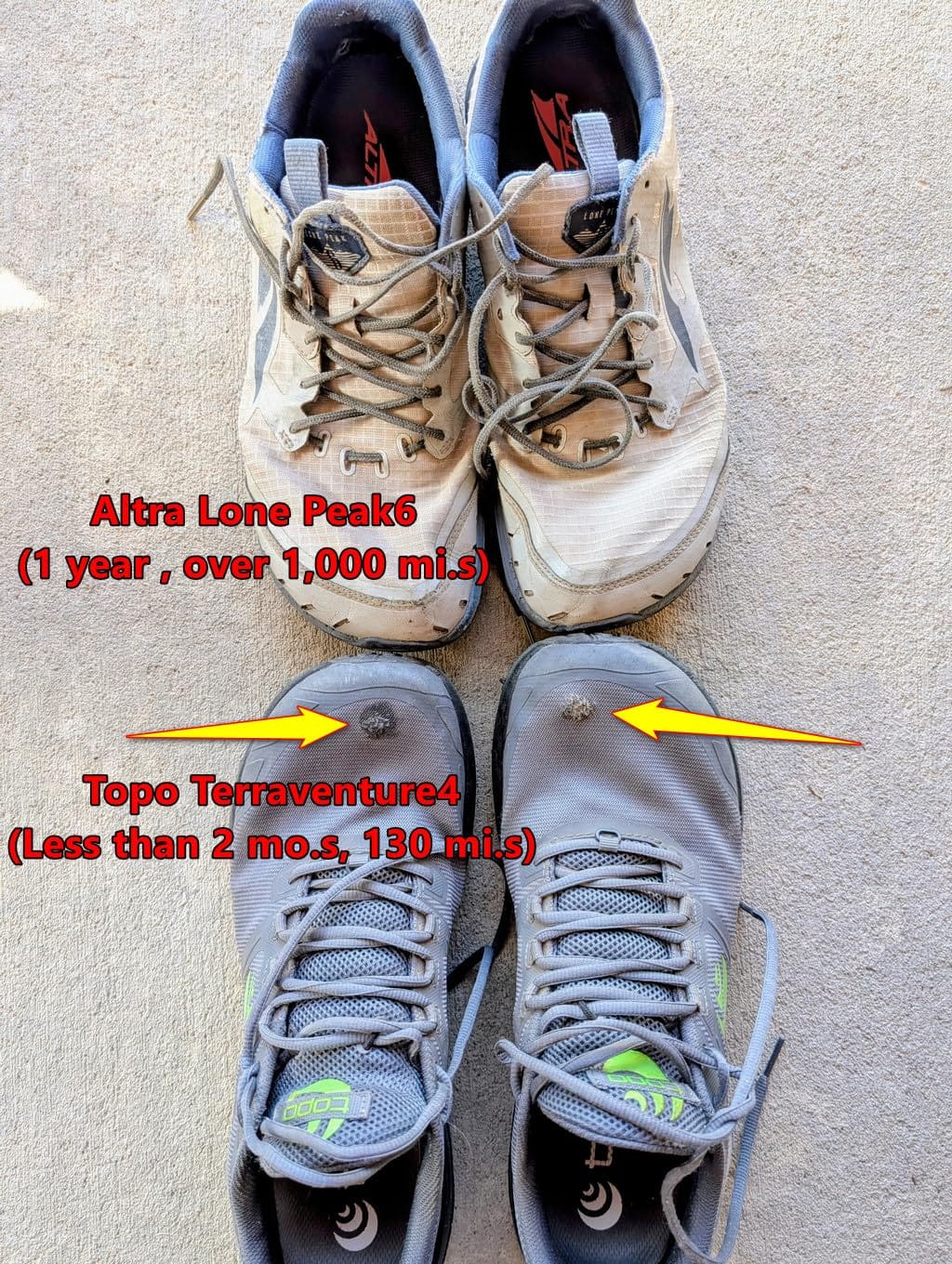 Topo Athletic Men's Terraventure 4 Comfortable Cushioned Durable 3MM Drop Trail Running Shoes, Athletic Shoes for Trail Running customer photo 1