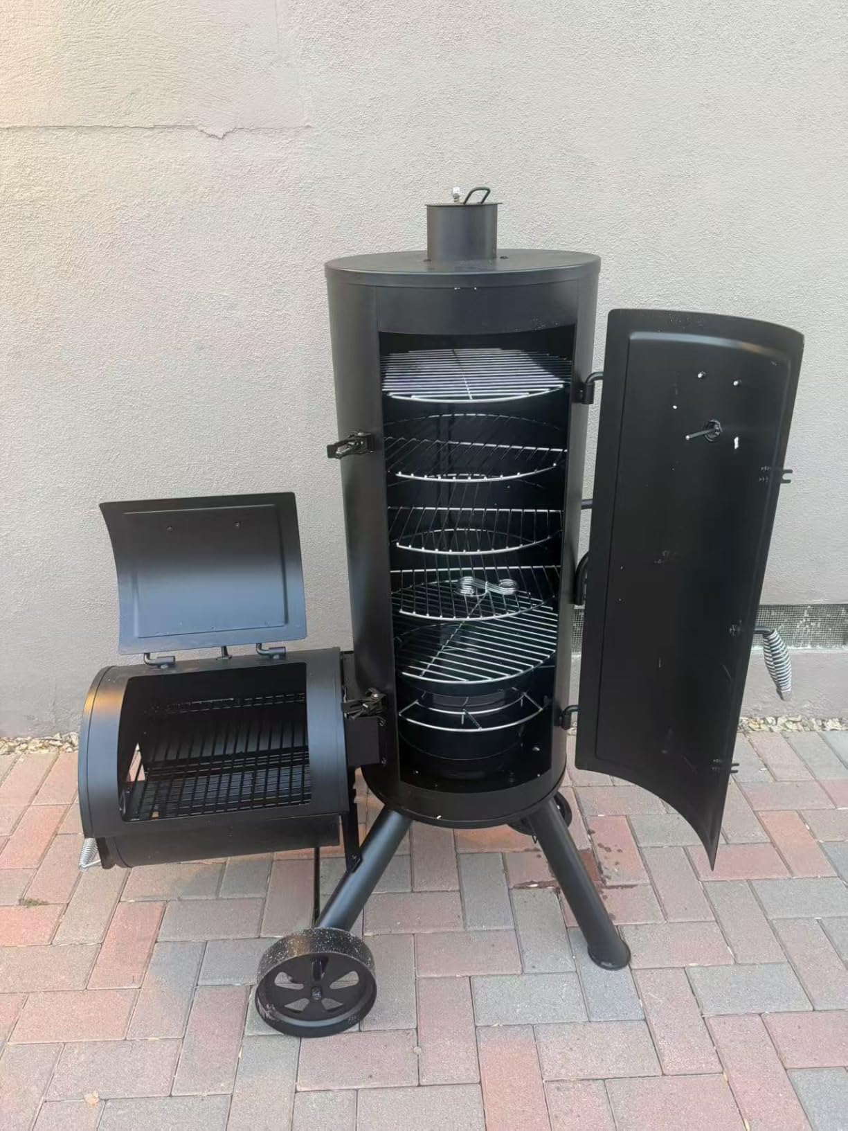 Captiva Designs Vertical Charcoal Smoker Grill Extra Large Barbecue Grill customer photo 2