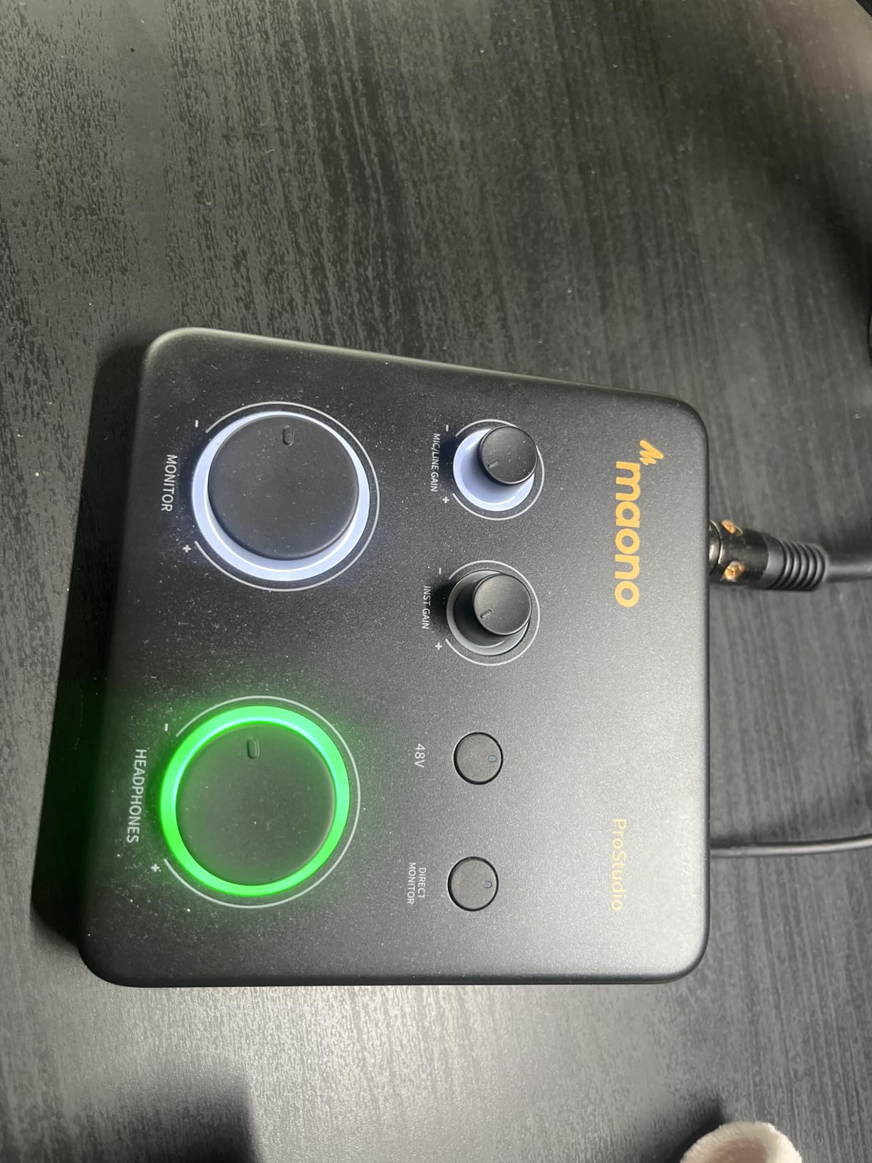 MAONO PS22 Lite USB Audio Interface for PC for Guitar & Vocals Streaming customer photo 1
