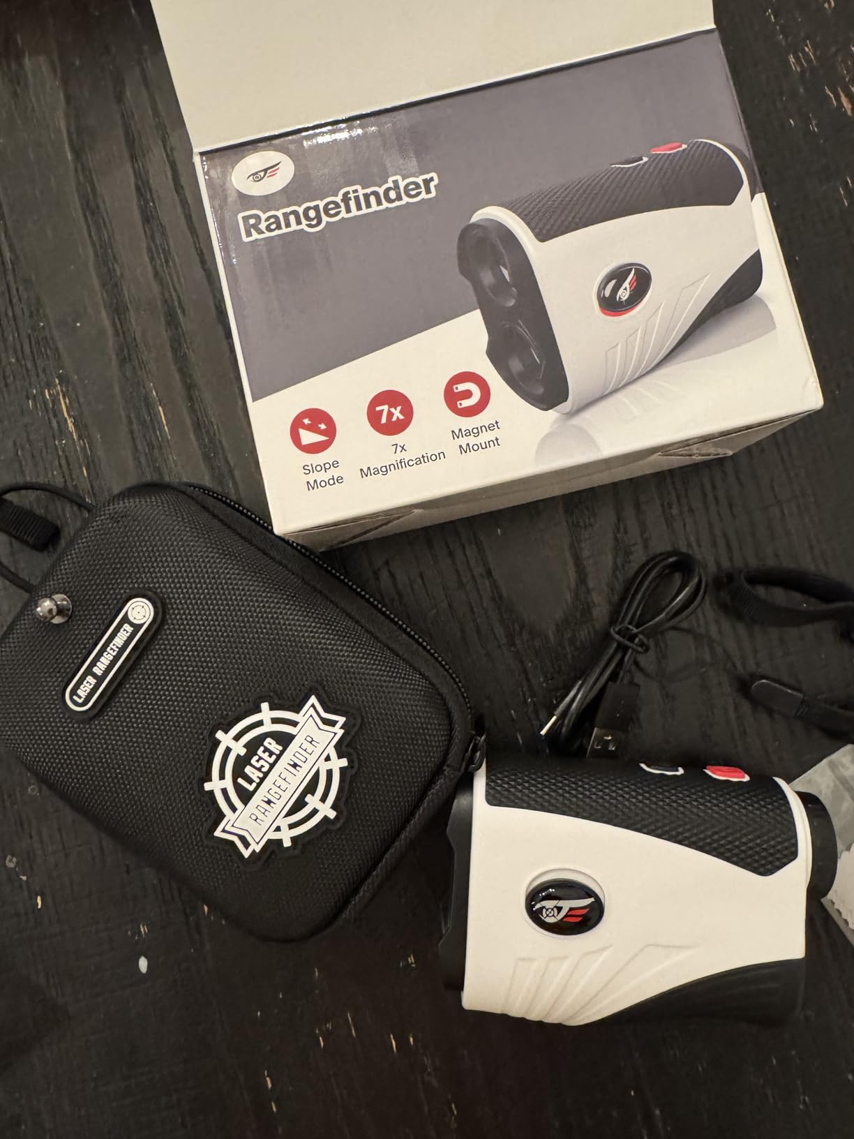 Golf Rangefinder with Slope On/Off - 1200 Yards 7X Magnification customer photo 2