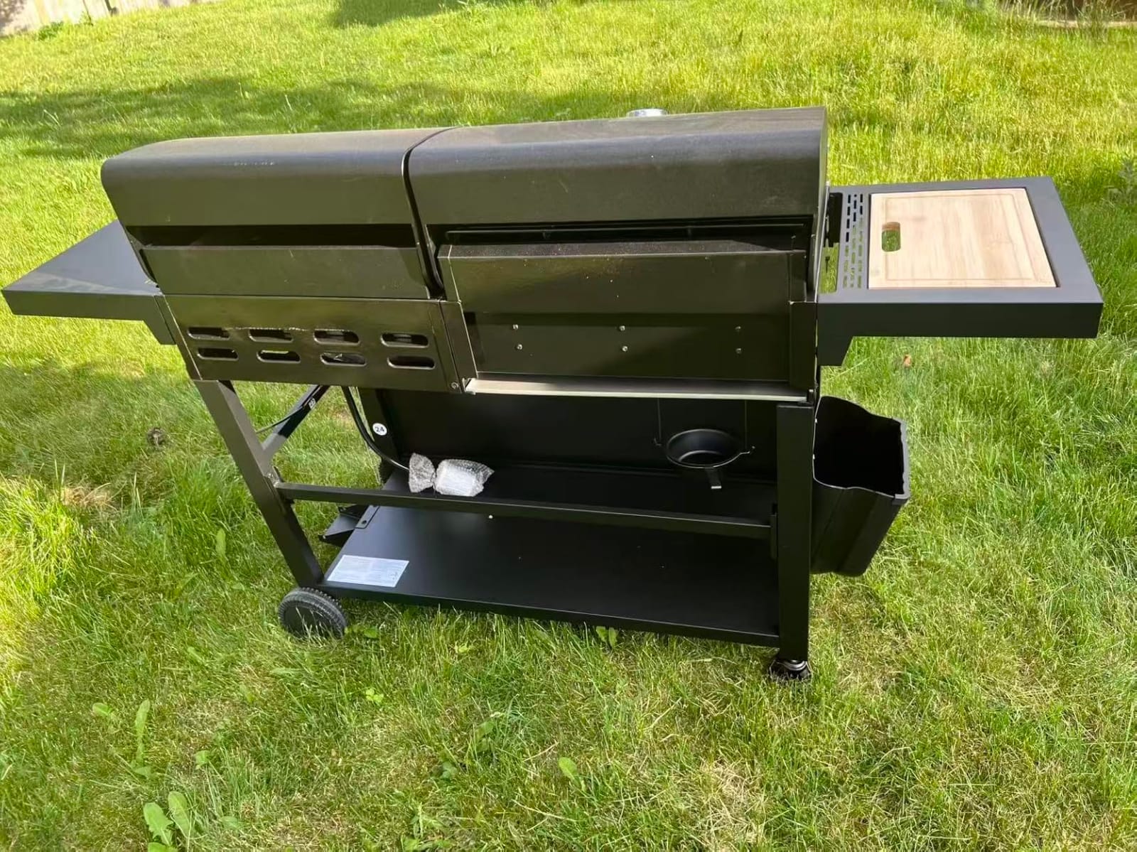 Captiva Designs Propane Gas Griddle Grill Combo with Lid & Flat Top Griddle customer photo 1