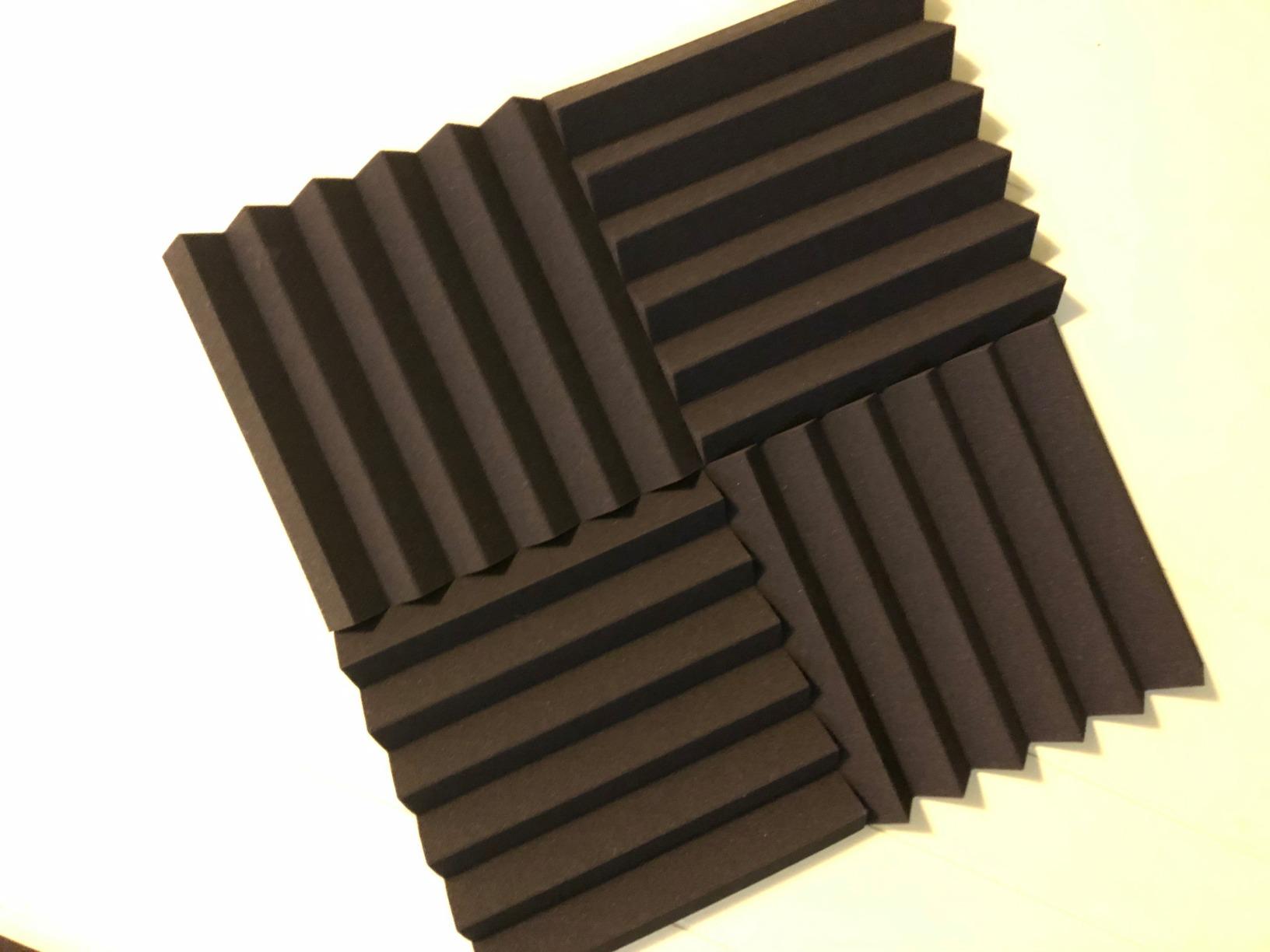 4 Pack Acoustic Foam Panels, 48 x 24 x 2