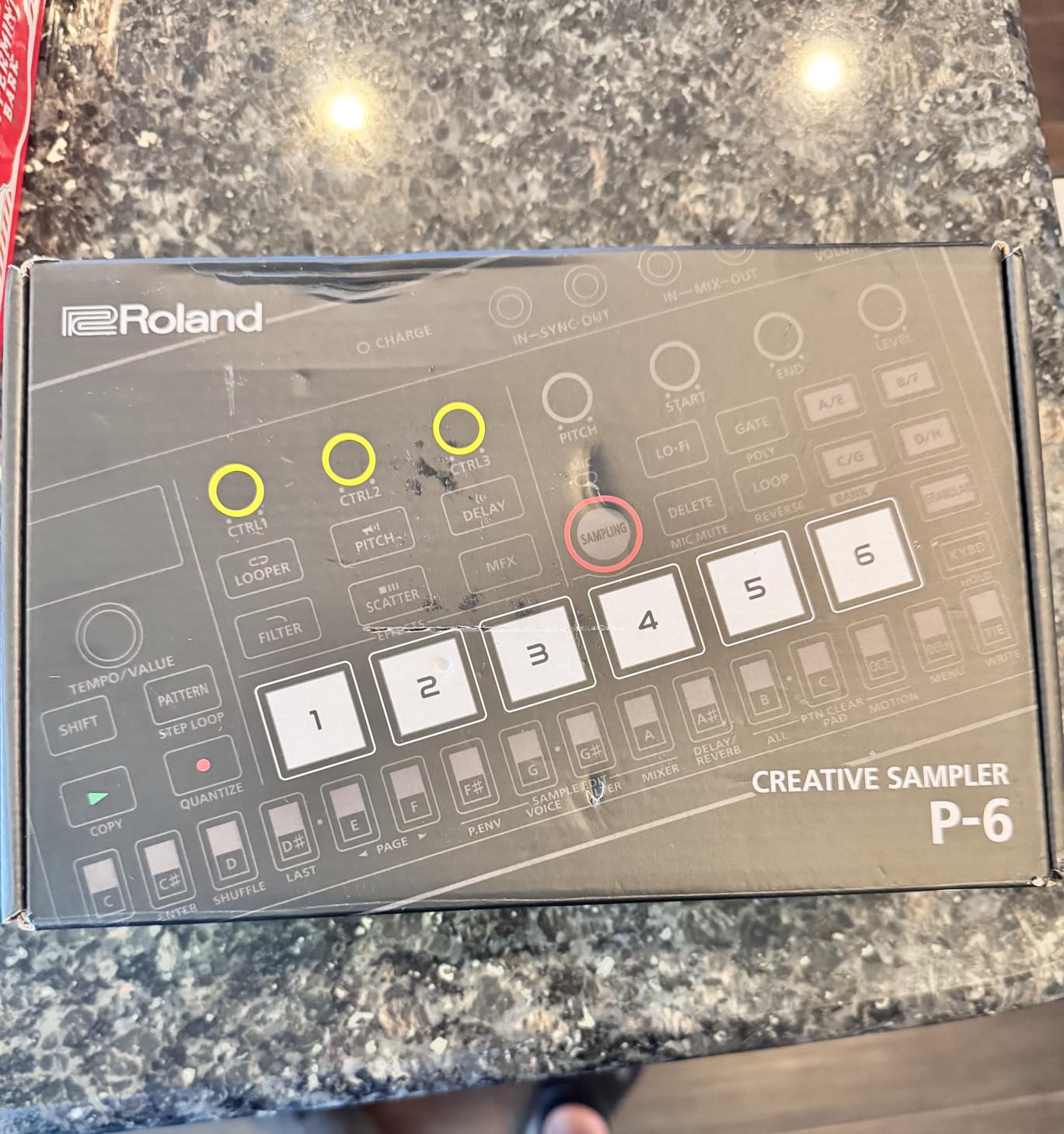 Roland AIRA Compact P-6 Creative Sampler | Granular Sound Design | Powerful Sequencer | Onboard Keyboard | Custom Loops | Built-In Mic | Hands-on Effects | Powerful Sequencer, Onboard Keyboard, Custom Loops, Built In Mic, Hands-on Effects customer photo 2