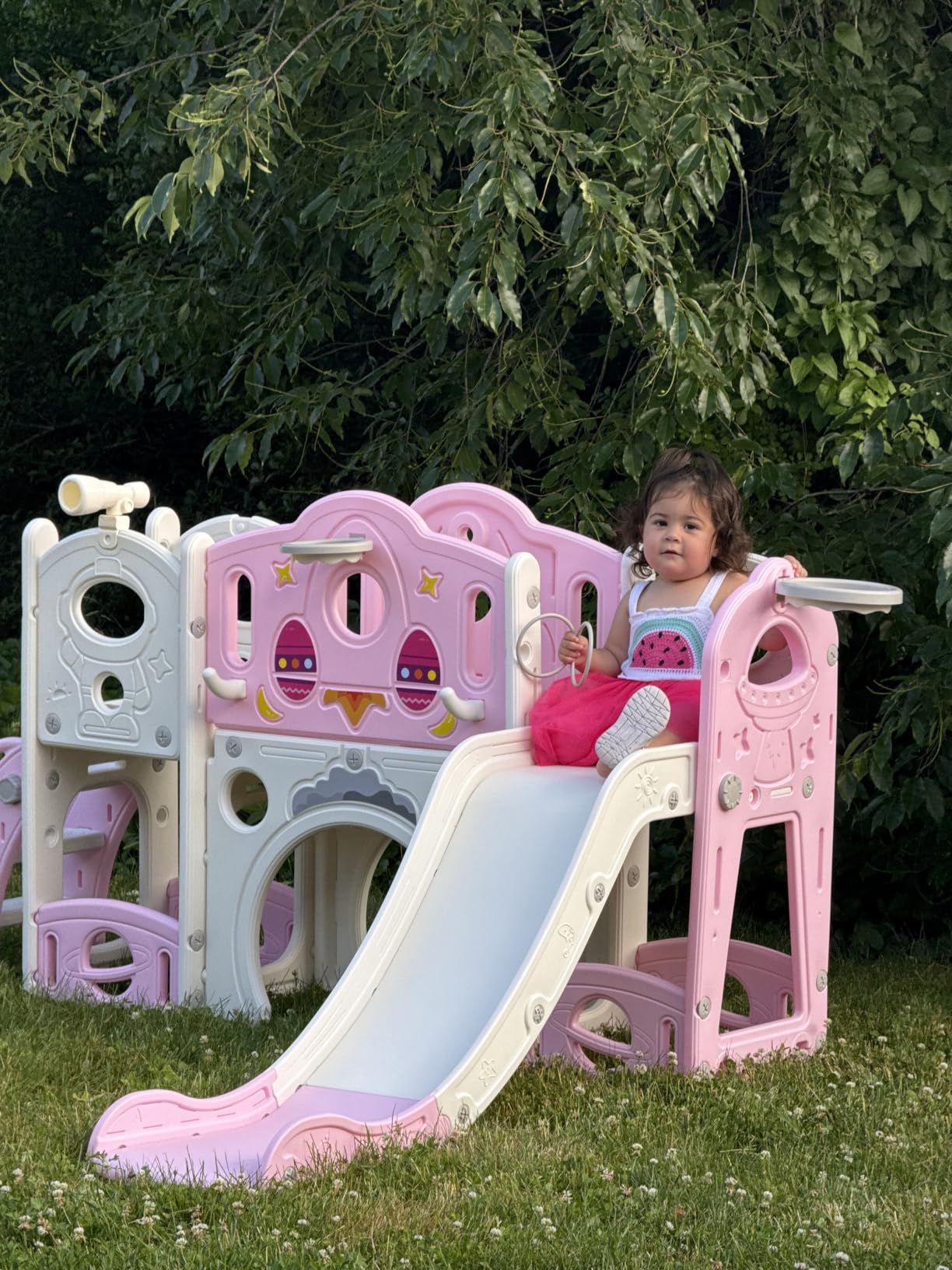NYEEKOY 9 in 1 Toddler Slide and Outdoor Playset, Toddler Playground customer photo 2