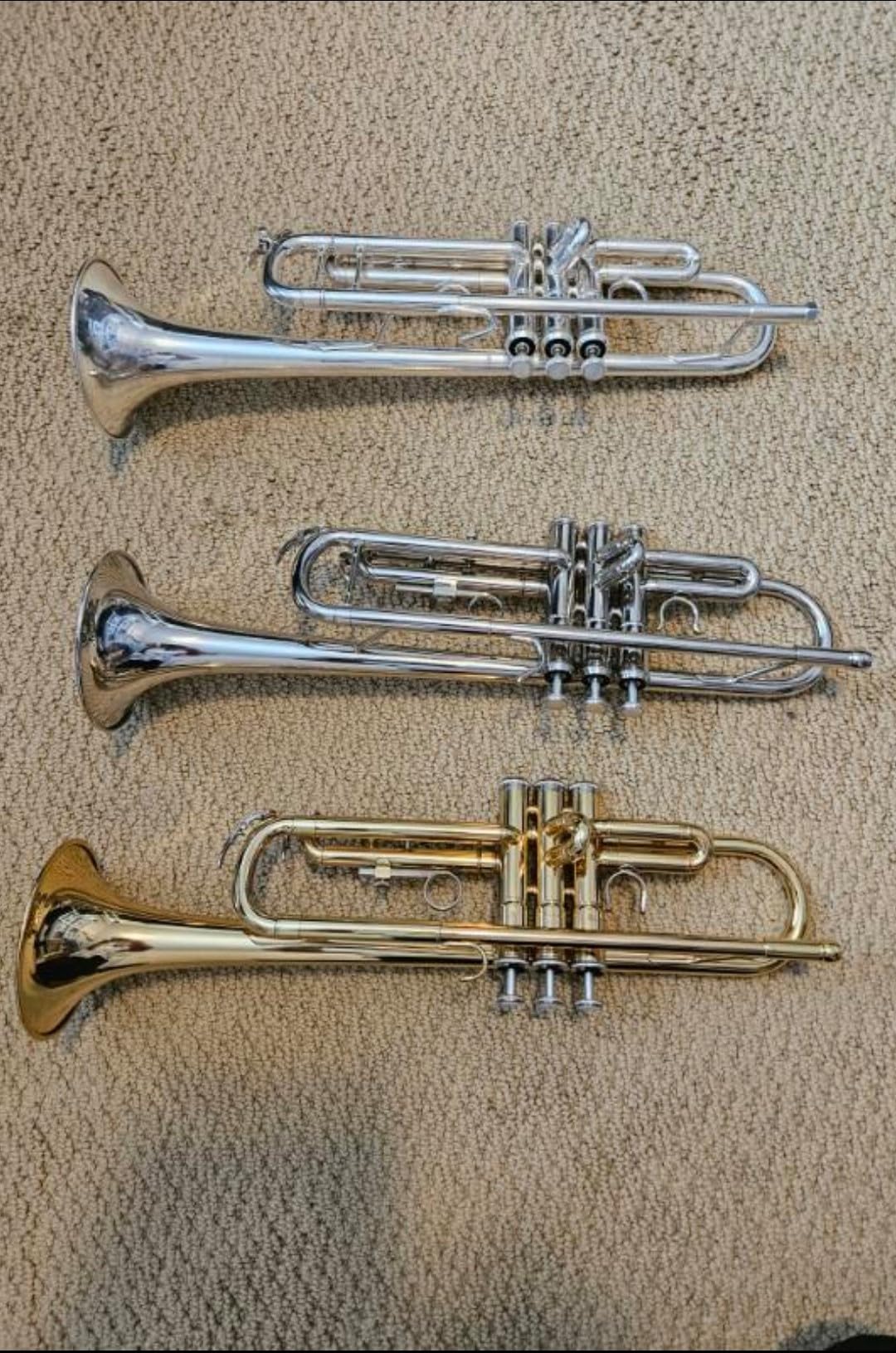 CAHAYA Bb Trumpet Instrument Brass Student Trumpet Trompeta Set Gold customer photo 2