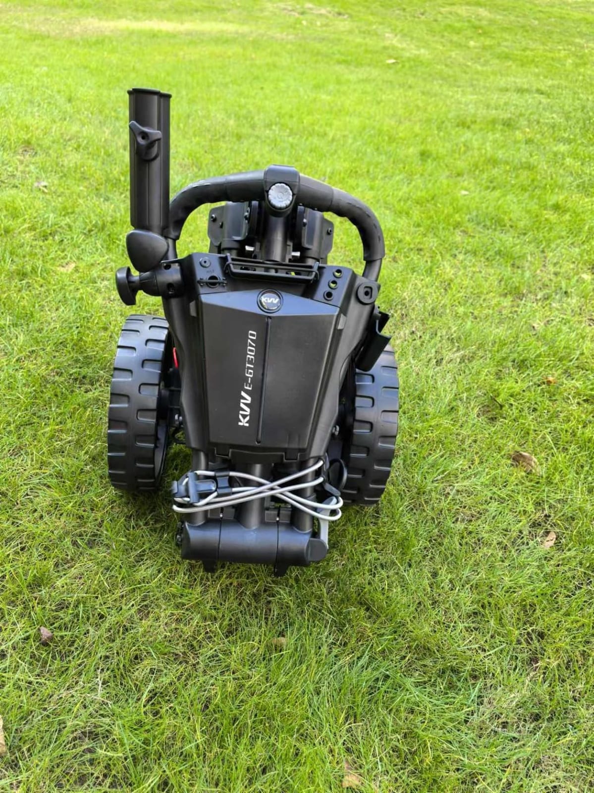 KVV Electric Golf Push Cart with Remote Control, Super Compact and Lightweight Electric Golf Cart,Smallest Folding Size Electric Golf Cart, Suitable for All Terrains, and （Charcoal） customer photo 1