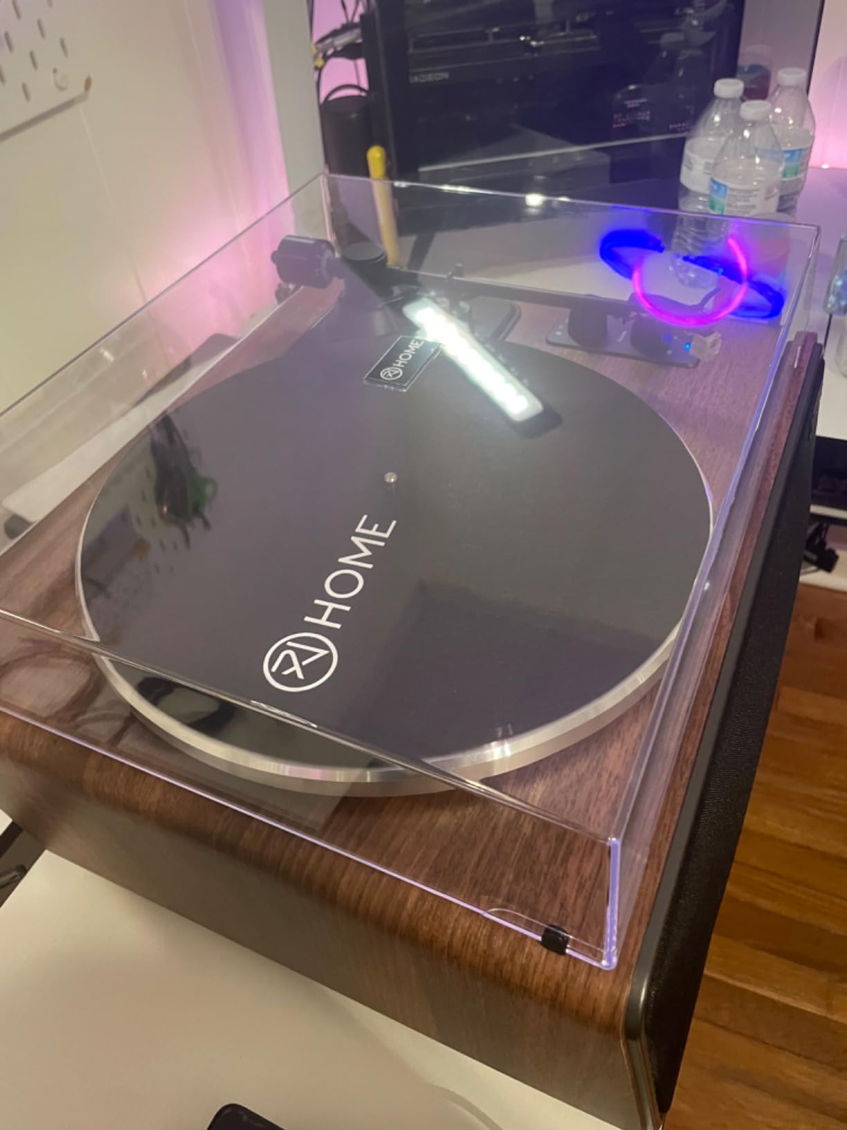 Vinyl Record Player with Speakers,Bluetooth,AT-3600L,33/45RPM,PC Recording customer photo 2