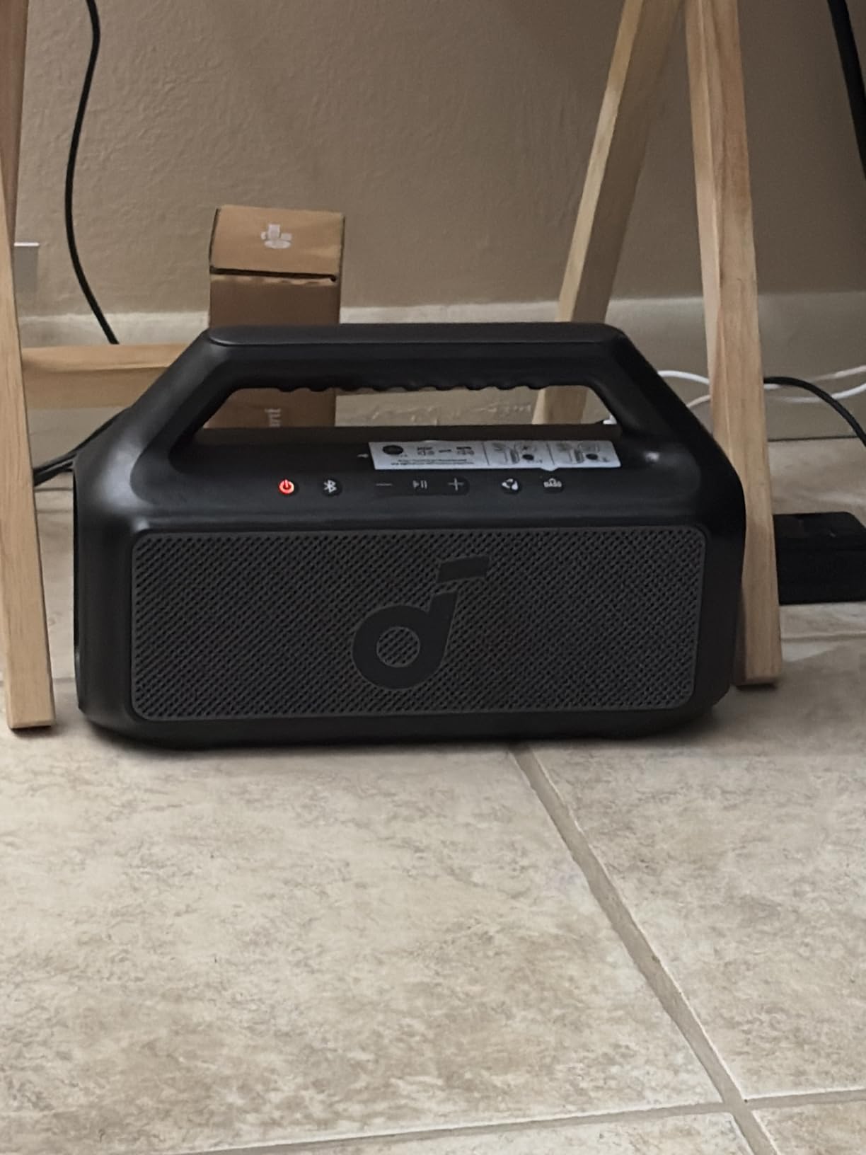 ANCOON Speakers Bluetooth Wireless: 80W(Peak) Loud Speaker with Bass, 20H Playtime, IPX6 Waterproof, Large Jobsite Speakers for Work, Outdoor, Workshop, Garage, Portable Speaker with TWS (Blue) customer photo 2