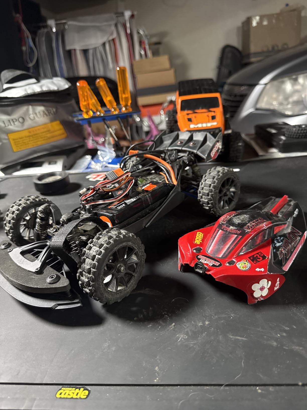 ARRMA Typhon GROM 4X4 223S BLX Brushless RC Buggy, RTR, Blue customer photo 1