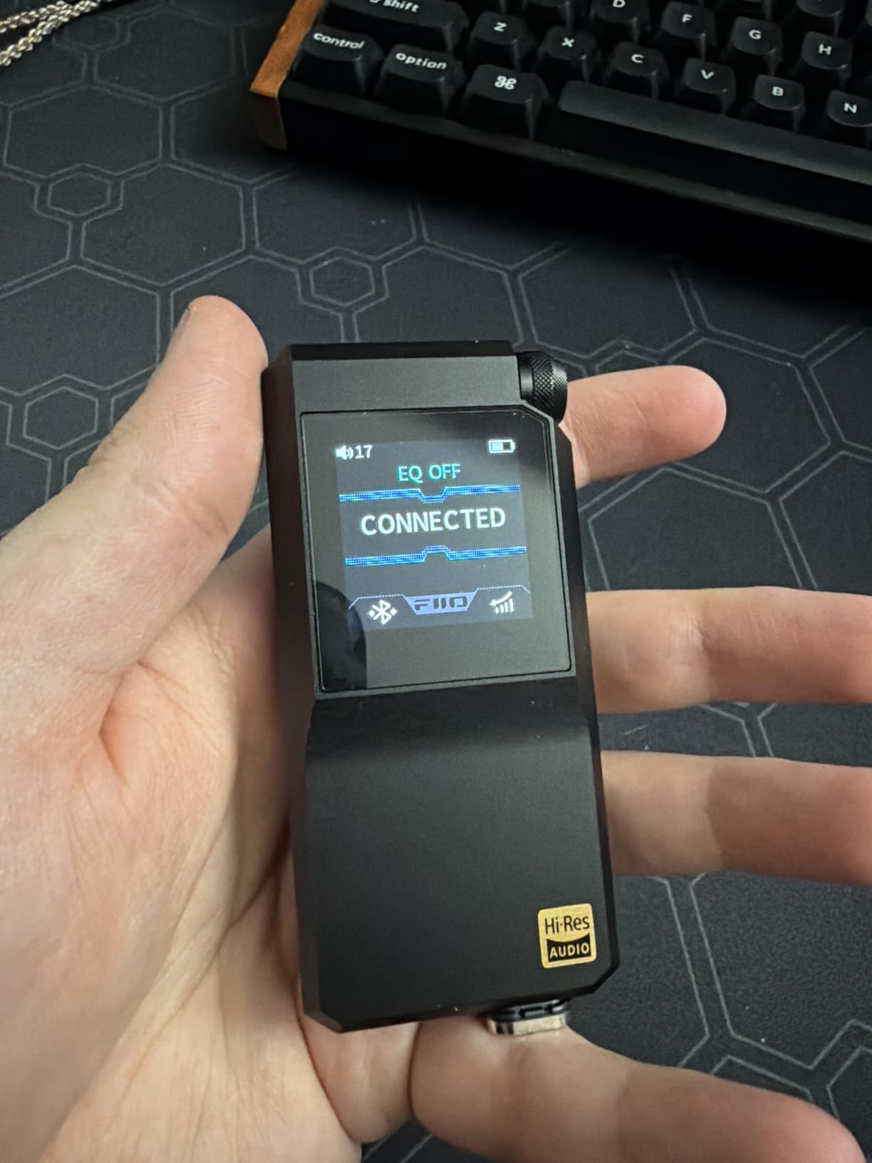 FiiO BTR17 Bluetooth 5.4 USB DAC AMP with LDAC, aptX Lossless. Dual ES9069Q, 10-Band PEQ, THX AAA 78+amps 3.5mm Unbalanced & 4.4mm Balanced (Black) customer photo 1
