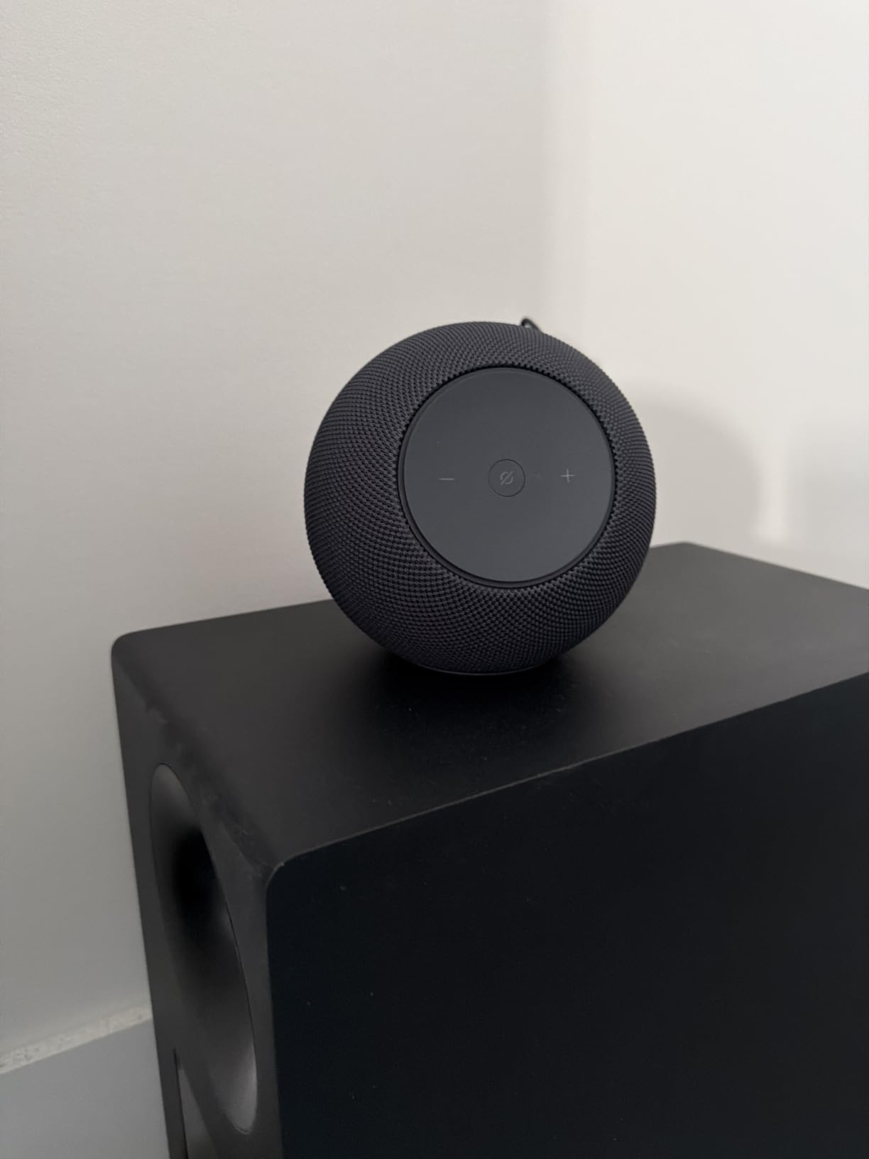 Amazon Echo Studio (newest model), Immersive spatial audio and Dolby Atmos, Designed for Alexa+, Graphite customer photo 1