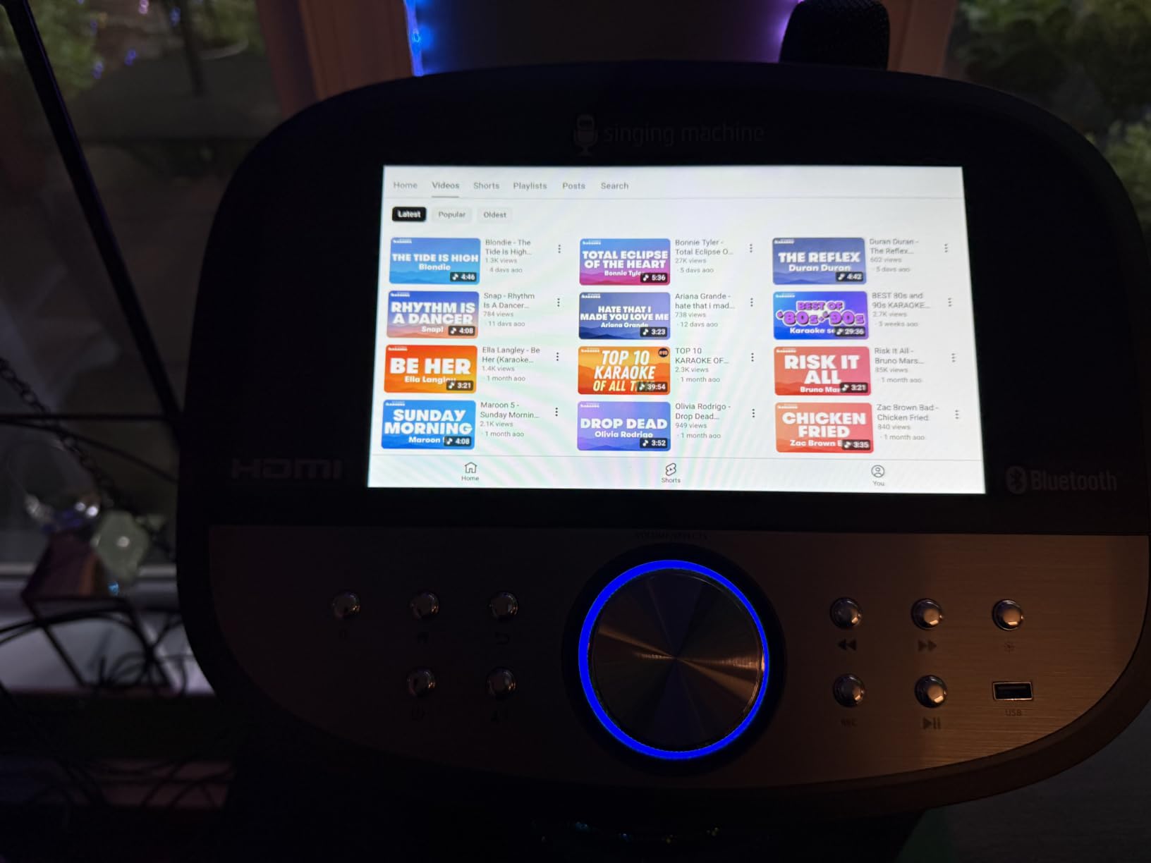 Singing Machine Karaoke Machine Screen, WiFi, Music Apps, 2 Microphones customer photo 1