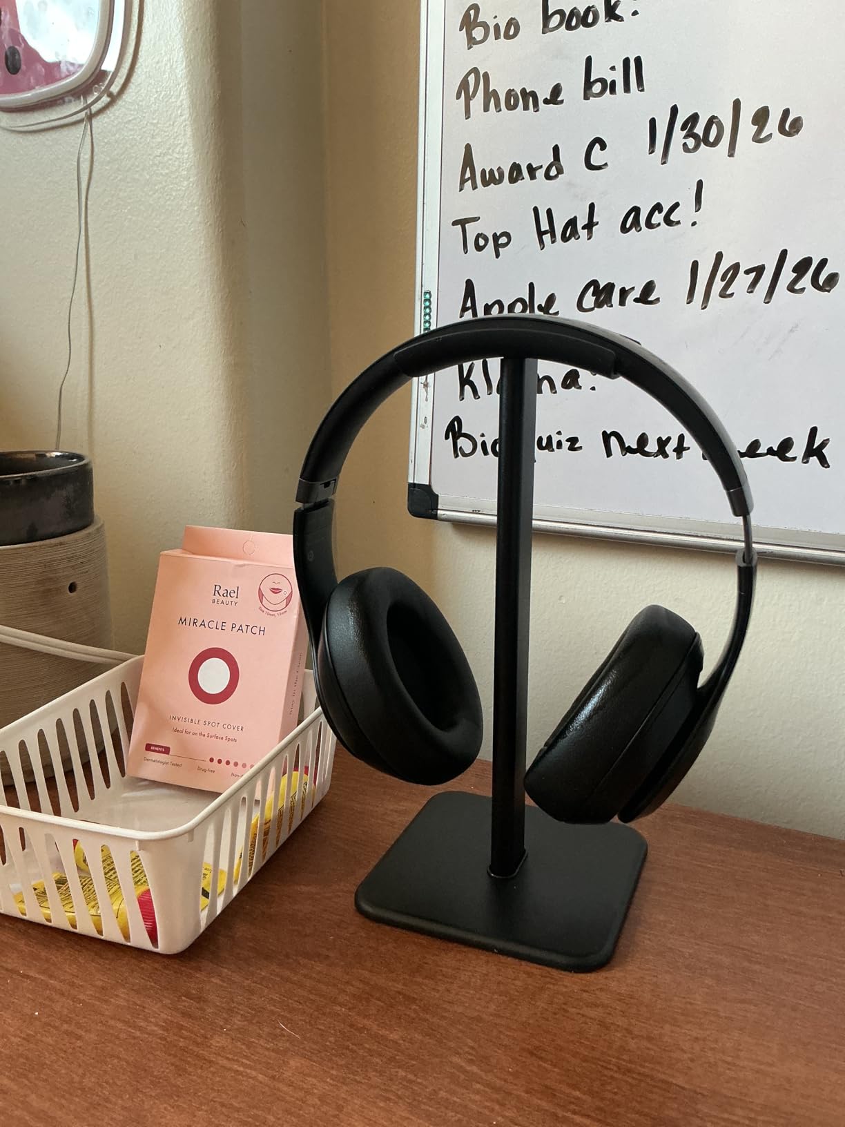 Headphone Stand for Desk - Headset Stand Headphone Holder (Black) customer photo 1