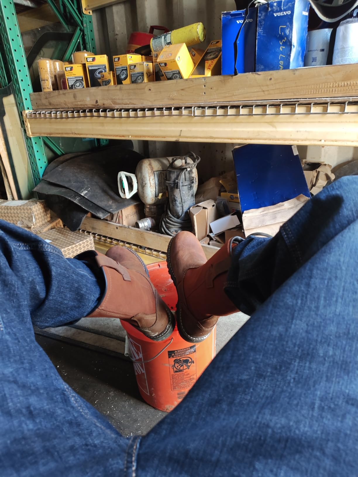 HISEA NINGO Steel Toe Work Boots for Men, Waterproof Wellington Boots customer photo 2