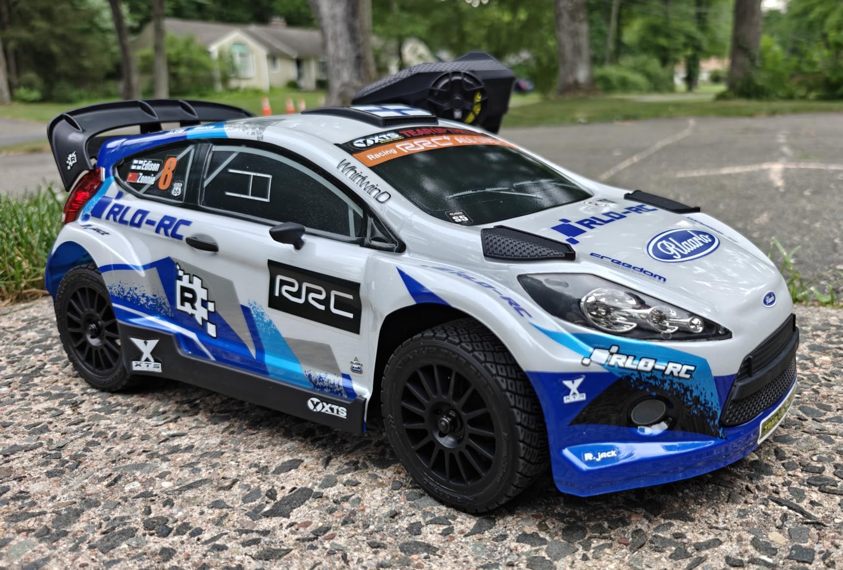 CROBOLL 1/10 Brushless Carbon Fiber RC Rally Cars with Gyro, Max 50 mph,RTR customer photo 2