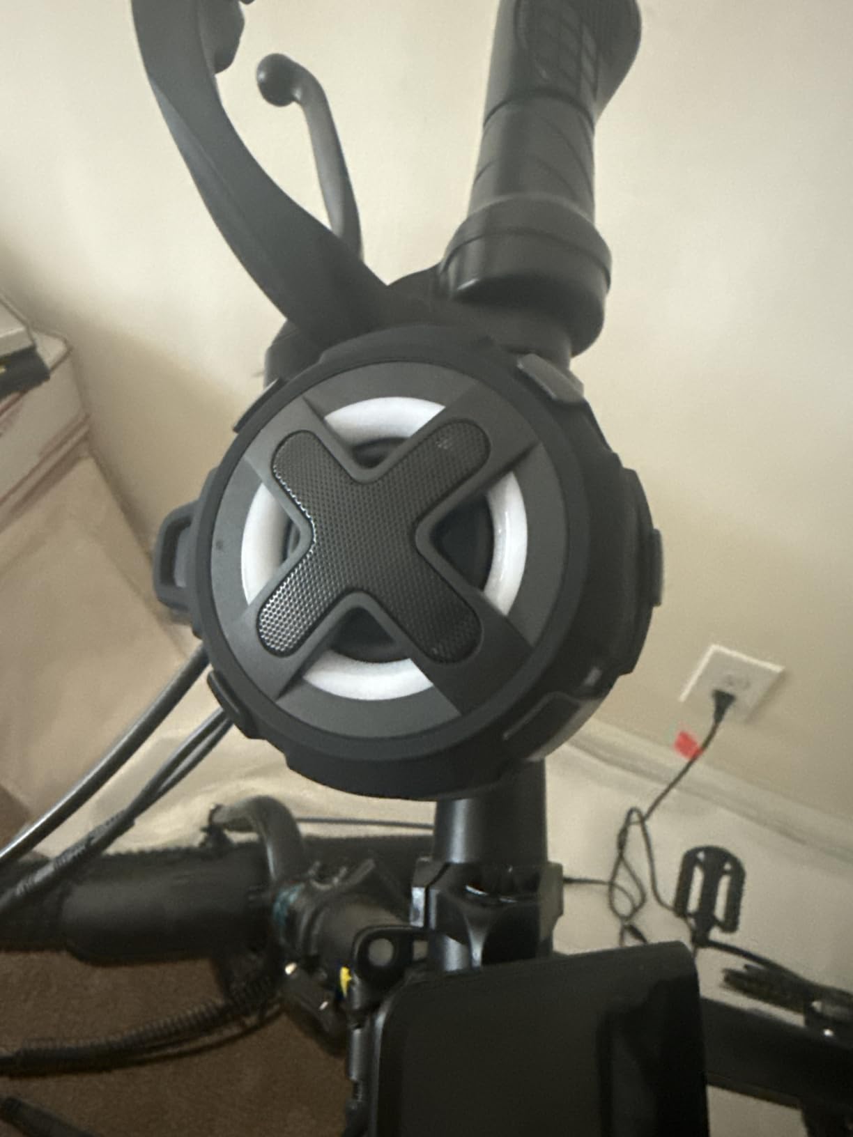 Upgraded, Pro Bike Speaker, with Pro Handlebar Mount, Bluetooth V5.4, IPX7 Waterproof, Silicone Case, Broadcast Navigation,10W Bassup, 15-24H Playtime, Hook, Bicycle, Motorcycle, Bike Accessories customer photo 2