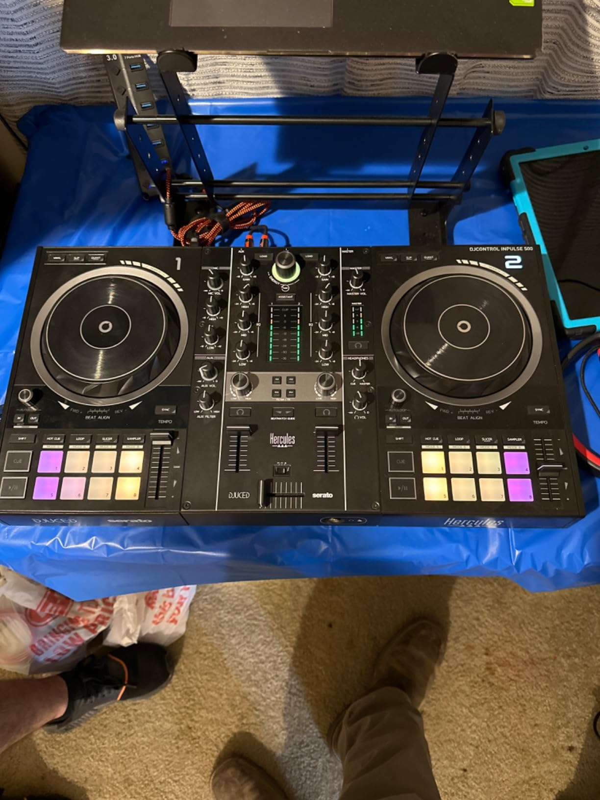 Hercules DJ Control Inpulse 500, Limited Edition Silver customer photo 1