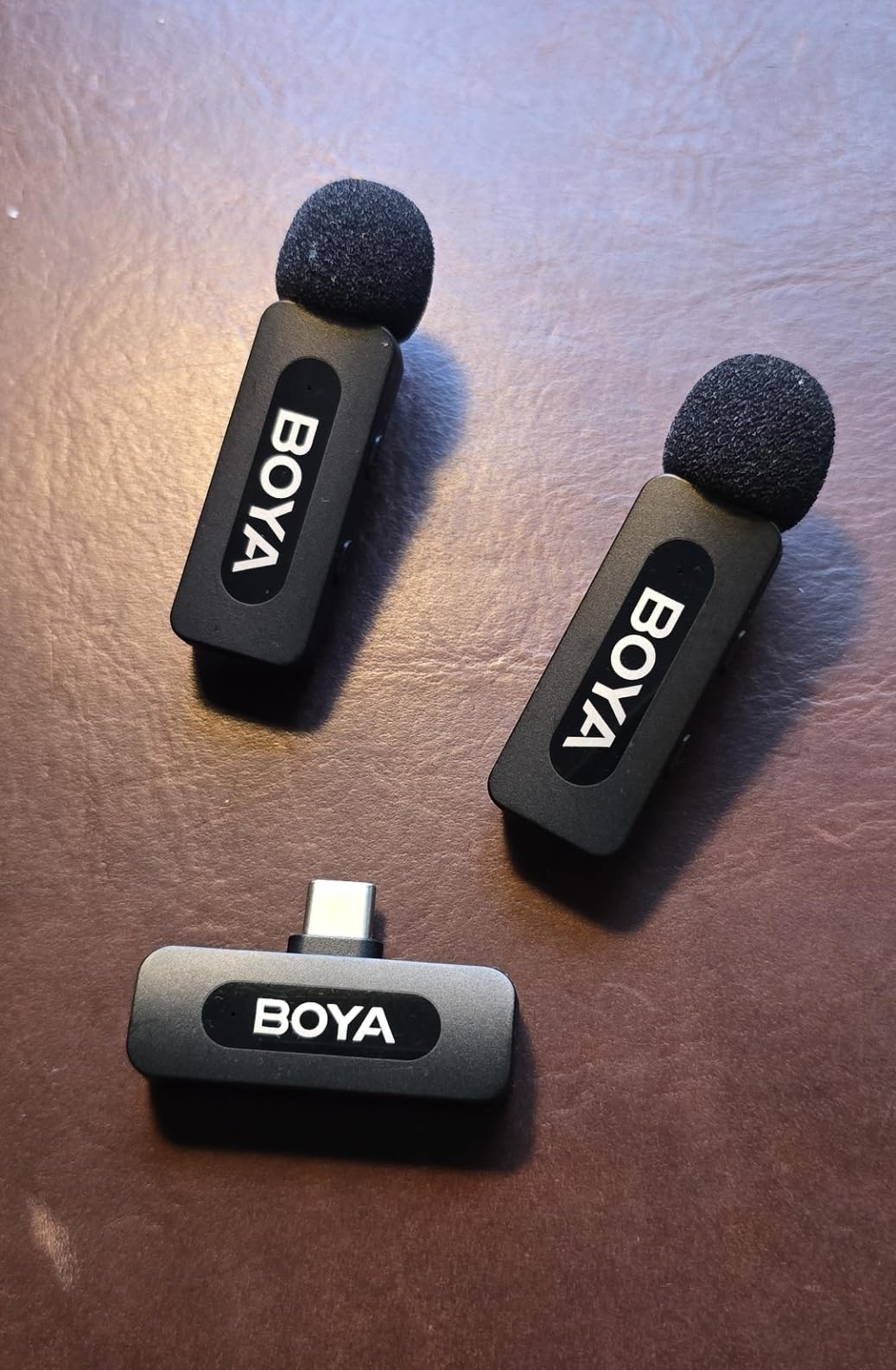 BOYA BY-V20 Wireless Microphones for iPhone 17/16/15 & Android/Laptop customer photo 2