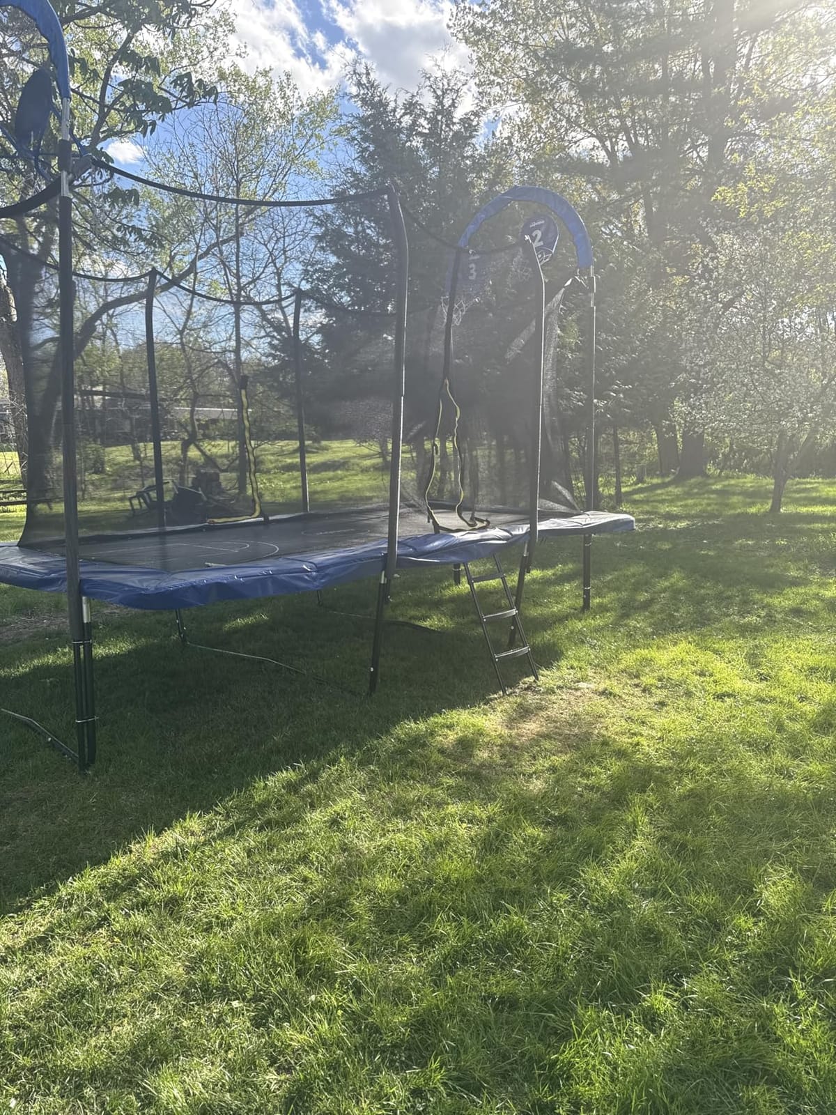 Zupapa Rectangular Trampoline 10x17FT 9x15FT 8x14FT, 1800LBS Weight Capacity Outdoor Large Gymnastics Trampoline, Heavy‑Duty Square Tumbling Trampoline for Family Backyard Exercise customer photo 1