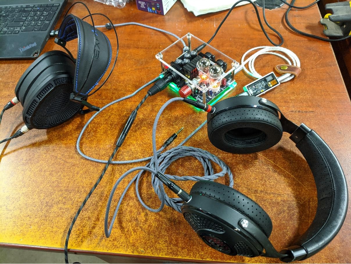 Apos Gremlin Headphone Amp Headphone Tube Amplifier,Class A Balanced Tube Amp,Replaceable Tubes 12au7,6922/XLR,4.4mm Balanced Interface.Amp for HiFi Desktop Speakers,Loved By Audio Enthusiasts customer photo 1
