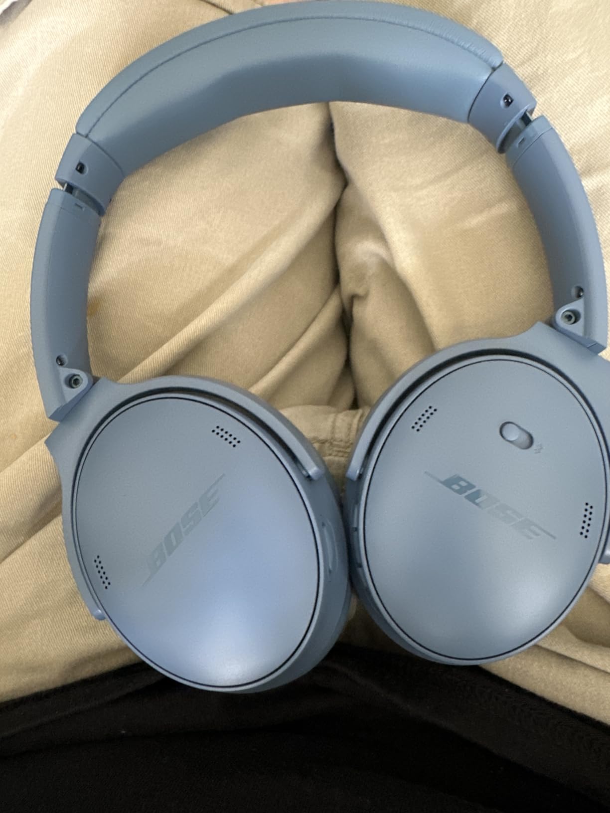 Bose QuietComfort Headphones - Wireless Bluetooth Headphones, Active Over Ear Noise Cancelling and Mic, USB-C Charging, Deep Bass, Up to 24 Hours of Playtime, Twilight Blue - Limited Edition Color customer photo 1