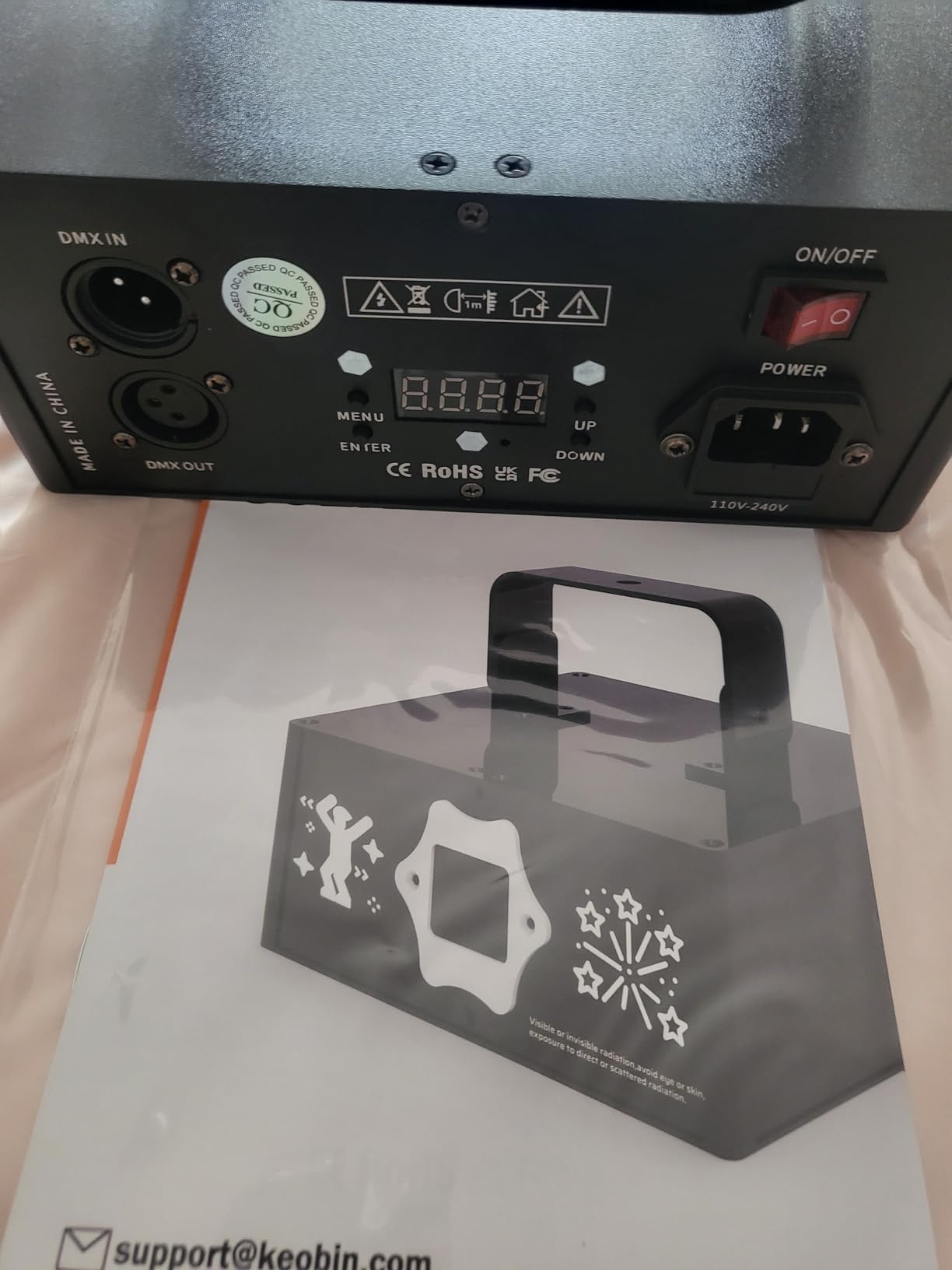 KeoBin App DJ Laser Light, 200+ 3D Animations, Custom Text & Patterns customer photo 1