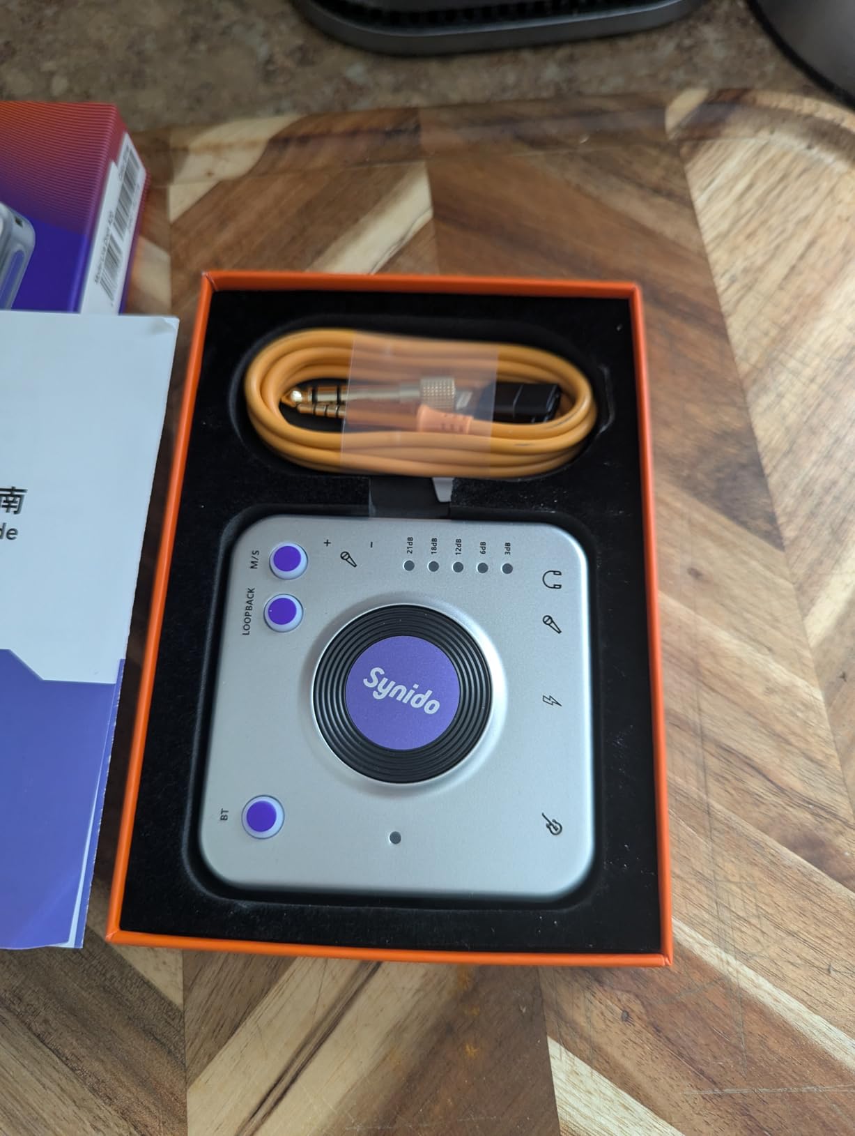 Synido A20 Portable USB-C Audio Interface for Guitar & DJ Recording customer photo 2