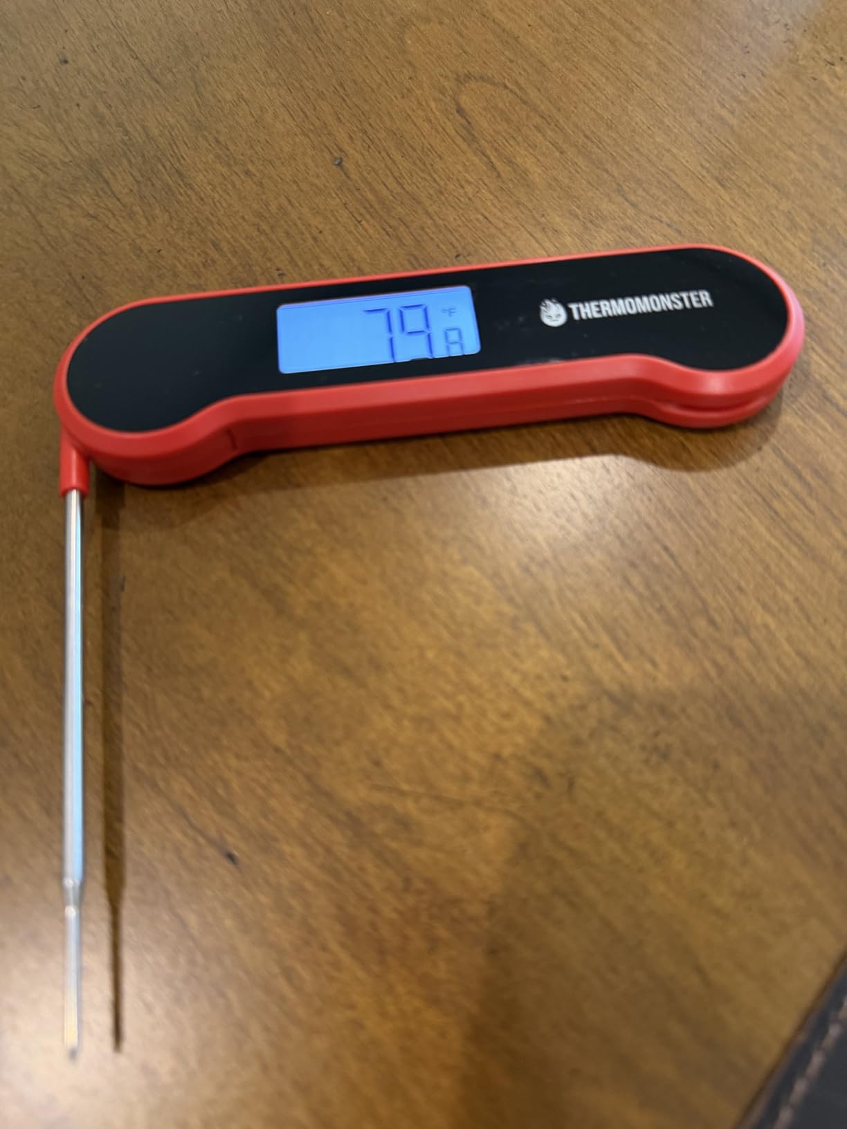 0.5 Sec Instant Read Meat Thermometer Digital for Cooking, Red customer photo 1