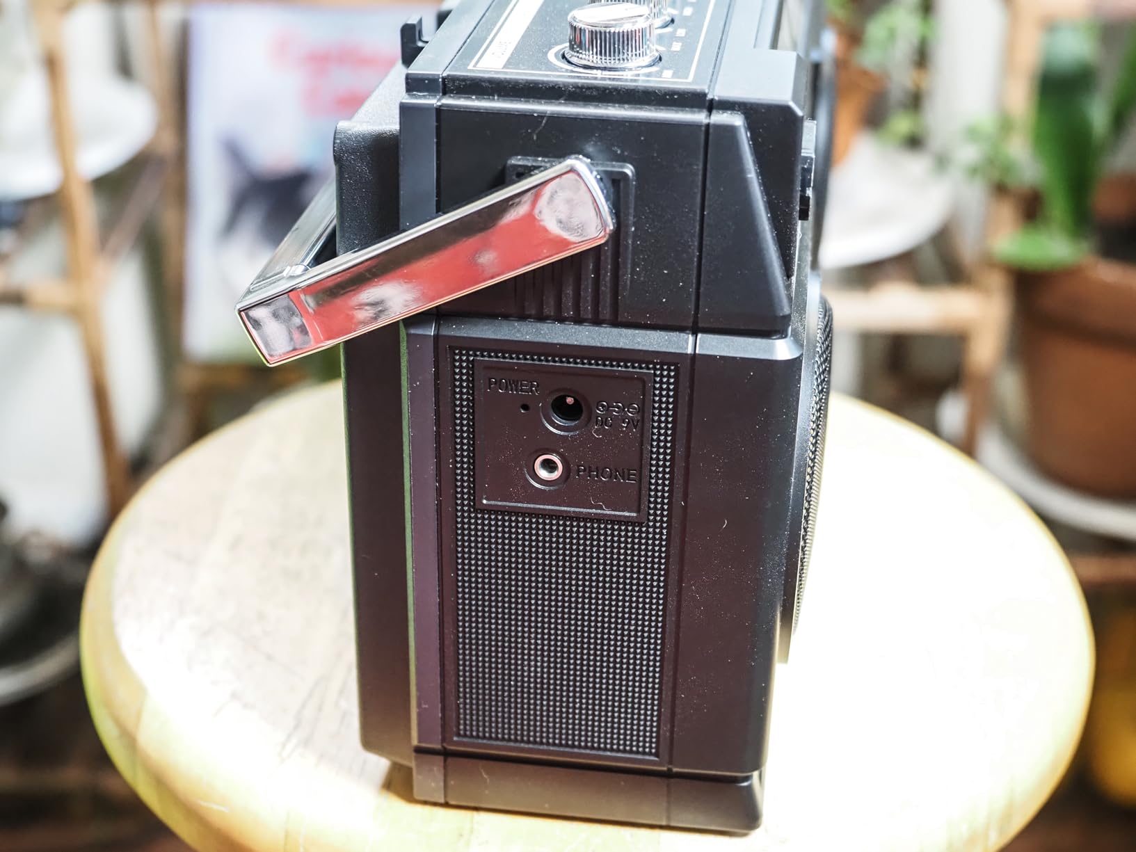 Retro Classic 80s Style Portable Boombox with Cassette Player Recorder, AM/FM/SW1/SW2 Radio, Bluetooth, USB/Micro SD Slots, Headphone Jack, 24W Dual Full-Range High Bass Speakers customer photo 1
