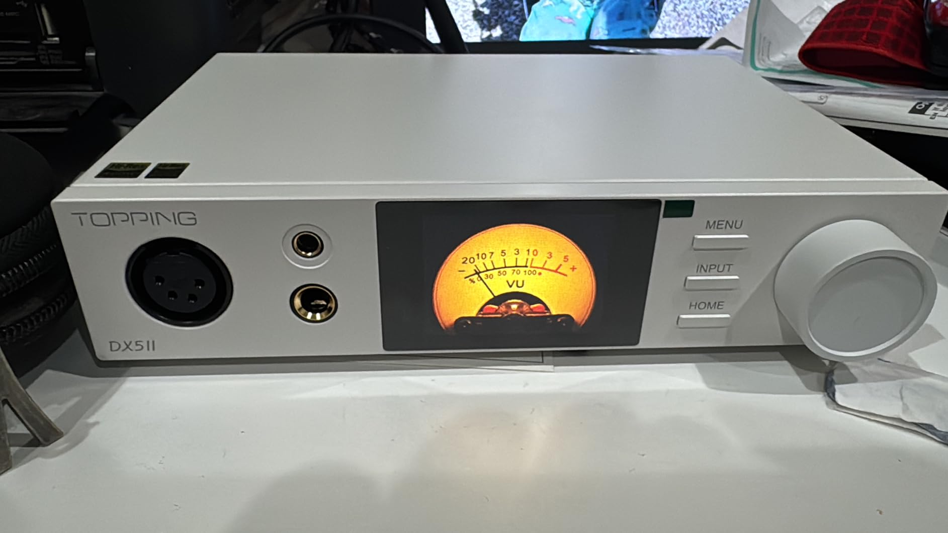 TOPPING DX5 II Hi-Res DAC & Headphone Amp Combo – Dual ES9039Q2M, X-Hybrid Amp, 10-Band PEQ, LDAC Bluetooth 5.1, 4.4mm Balanced & 6.35mm Headphone Output, Preamp Mode, 12V Trigger (Black) customer photo 2