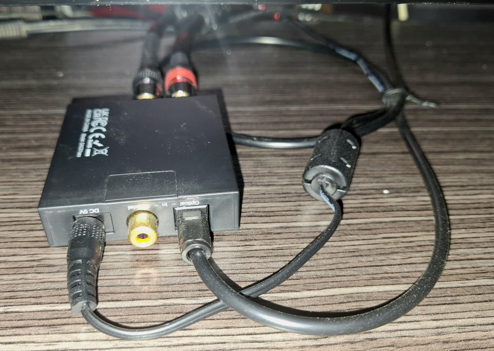 PROZOR 192KHz Digital to Analog Audio Converter, DAC Optical to Analog L/R RCA 3.5mm Converter, Digital SPDIF Toslink Optical to 3.5mm Jack Adapter for PS3 HD DVD PS4 Amp Apple TV Home Cinema customer photo 2