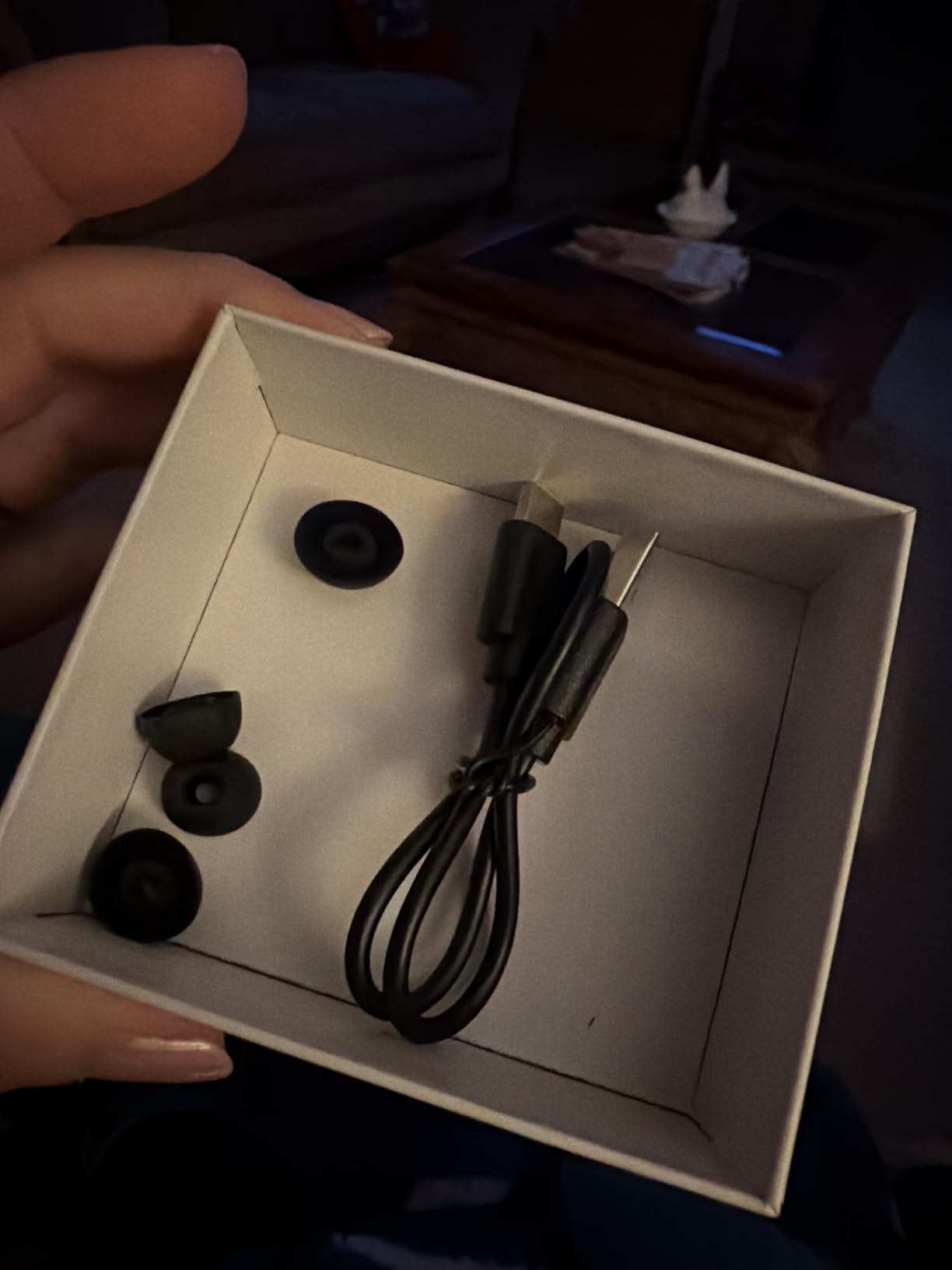 Wireless Earbuds, Bluetooth 5.4 Headphones Bass Stereo/Clear Calls, Black customer photo 1