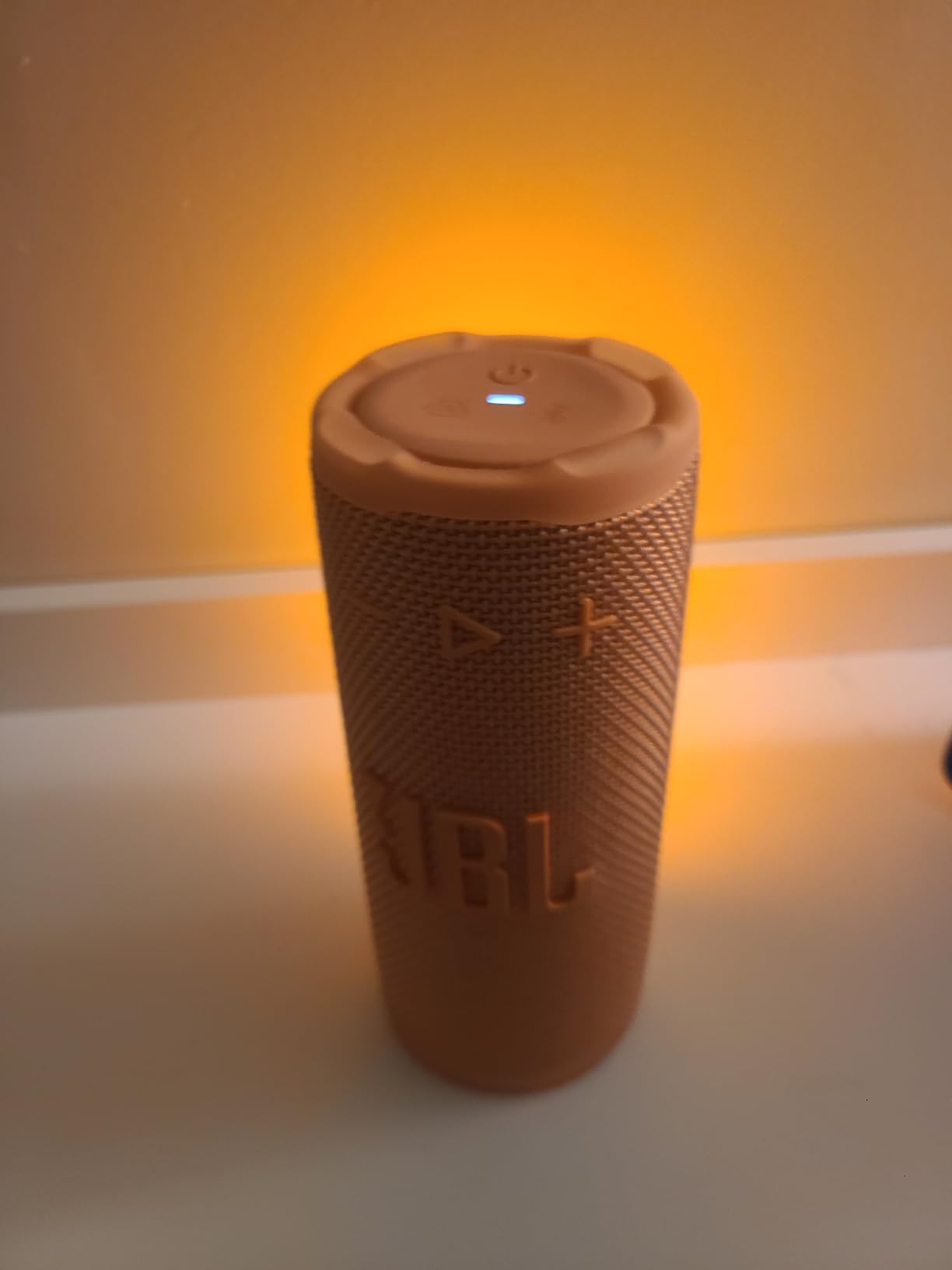 JBL Grip Portable Bluetooth Speaker, Waterproof, Ambient Light - Black customer photo 2