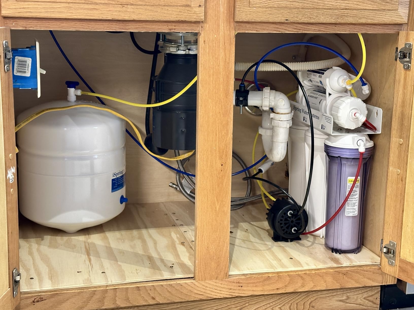 iSpring RCC2AK-UV, Upgraded 200 GPD, UV pH+ Reverse Osmosis System, 7-Stage RO Water Filtration System with Alkaline and UV Filter, Patented Top-Mounted Faucet Design for Easy DIY Installation customer photo 2