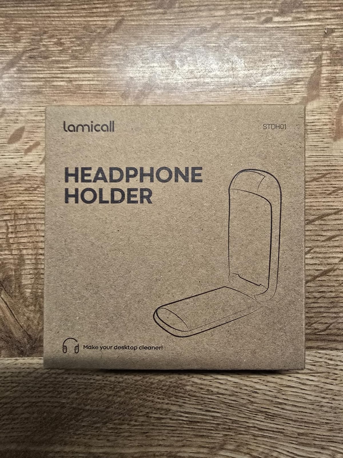 Lamicall Headphone Stand, Sticky Headset Holder, Foldable Headphone Holder customer photo 2