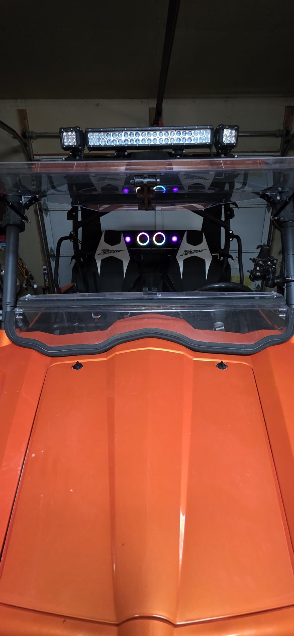 Ehaho 26'' UTV Sound Bar, Golf Cart Speaker Bluetooth with RGB Party Lights customer photo 2